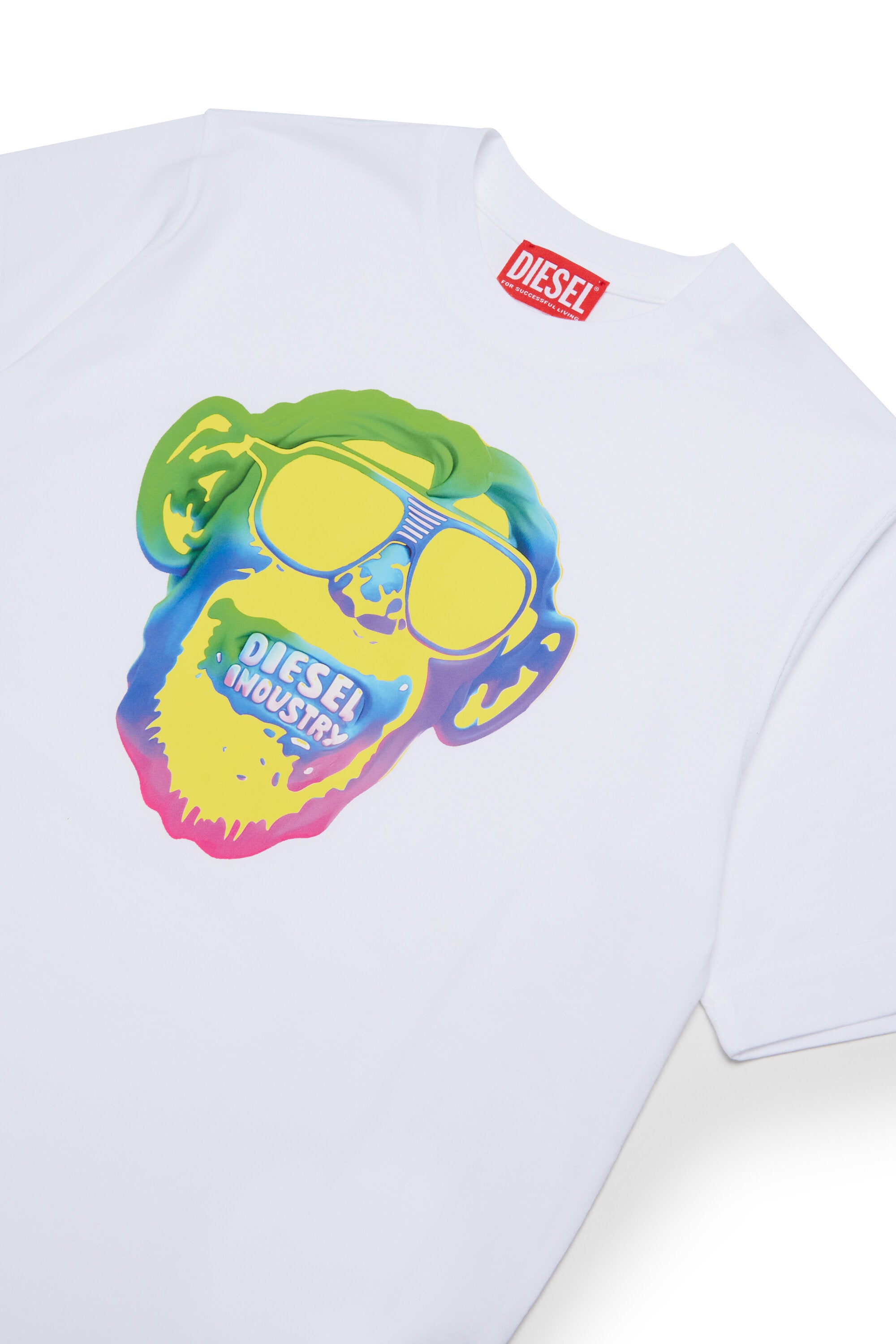 ロゴとMonkeyプリントのTシャツ