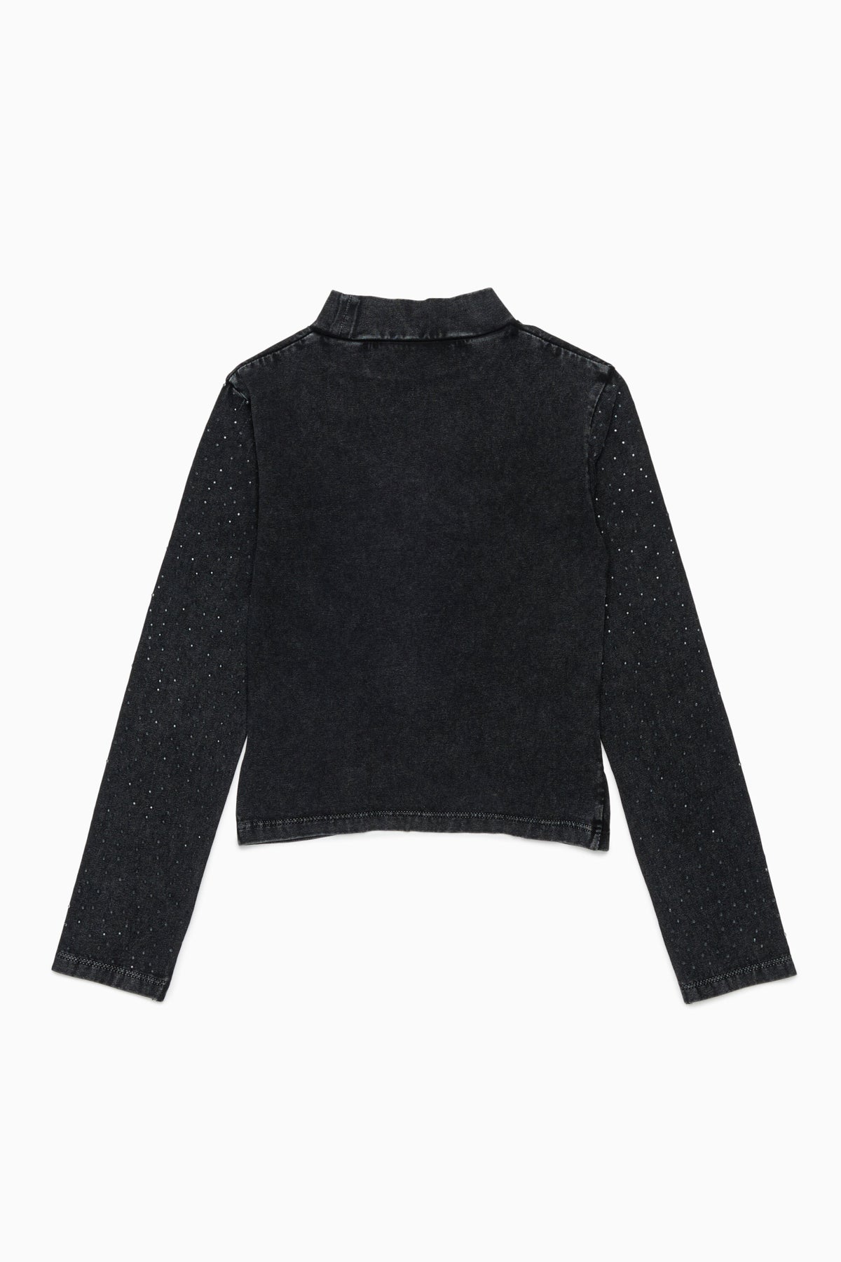 Long-sleeve T-shirt with front knot