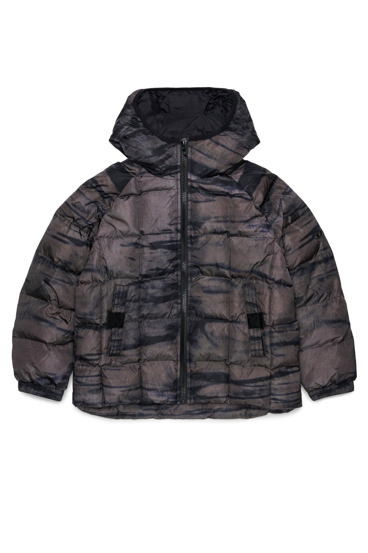 Padded jacket with logo