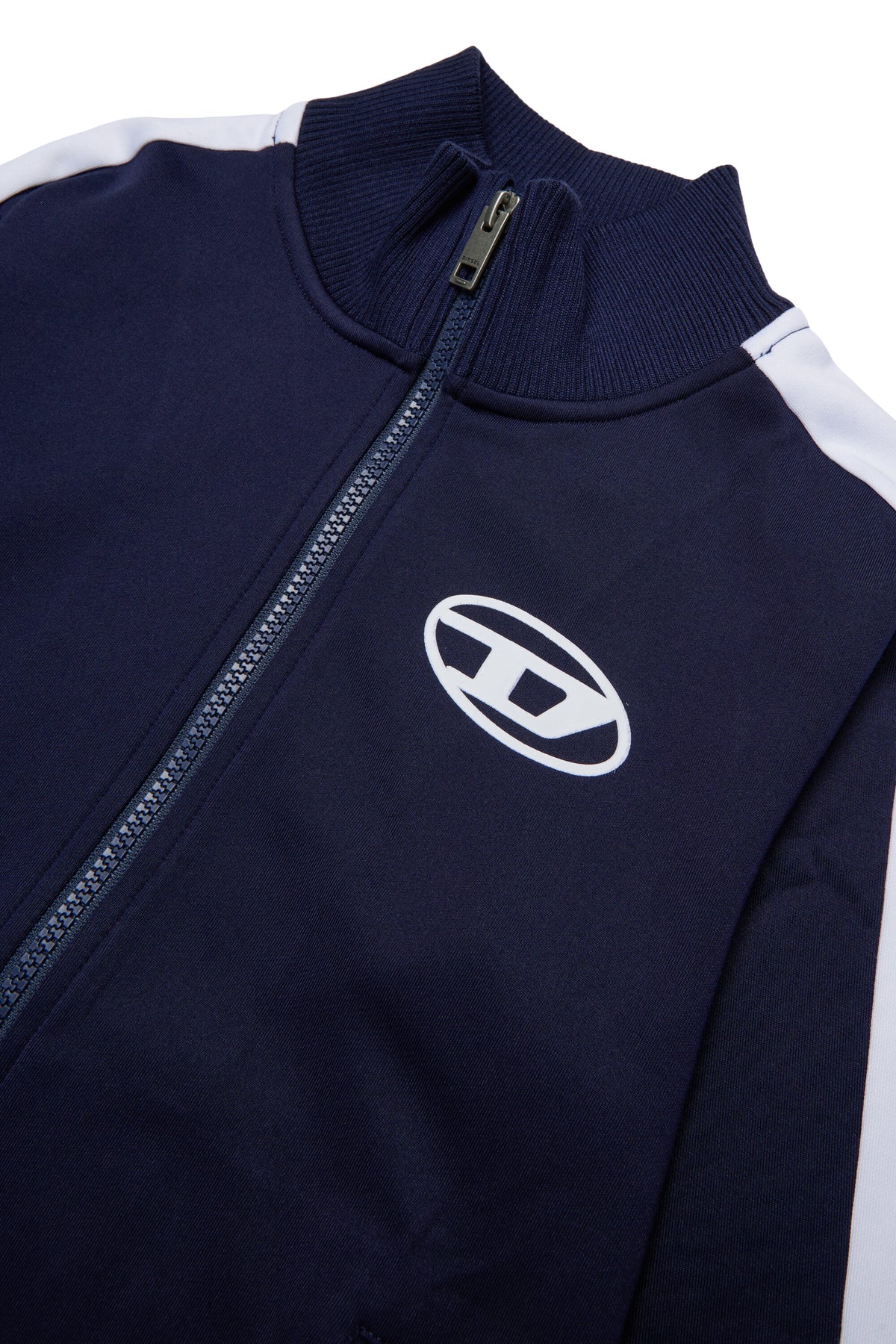 Zip-up sweatshirt with logo