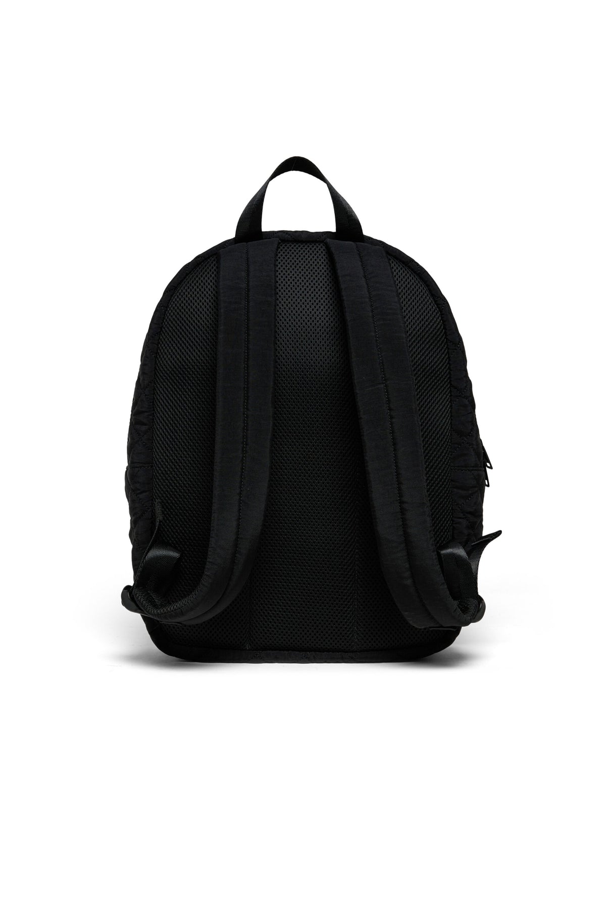 Quilted backpack with logo