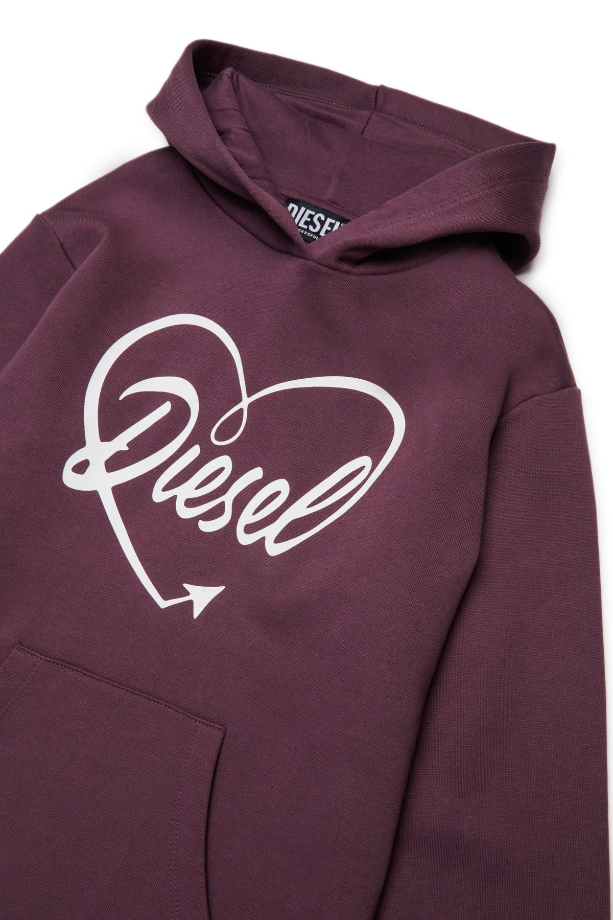 Fleece dress with logo