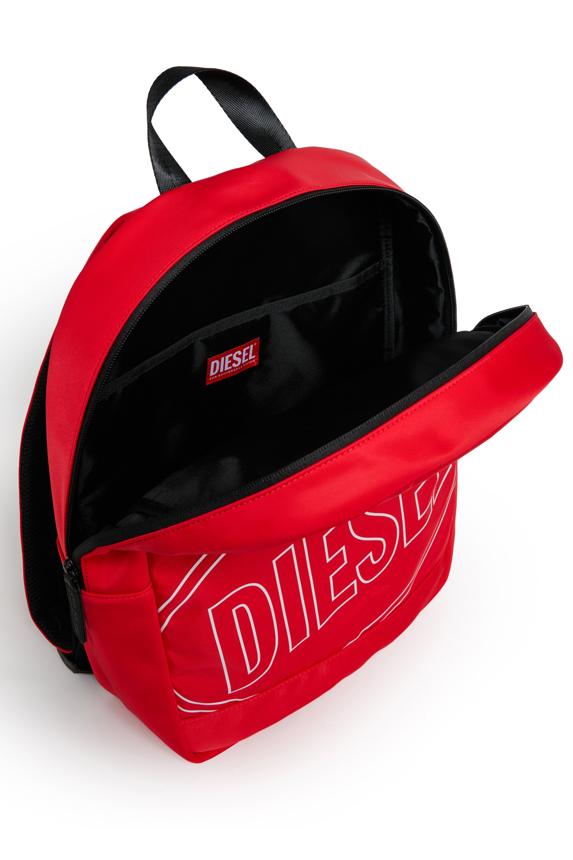 Backpack with front logo
