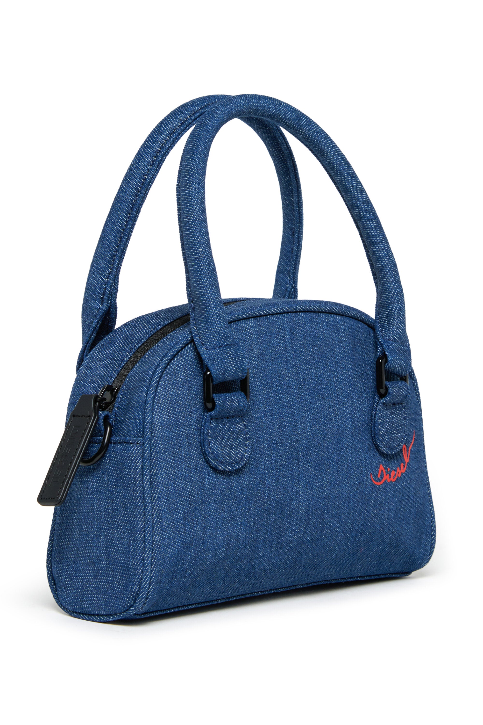 Denim bag with logo