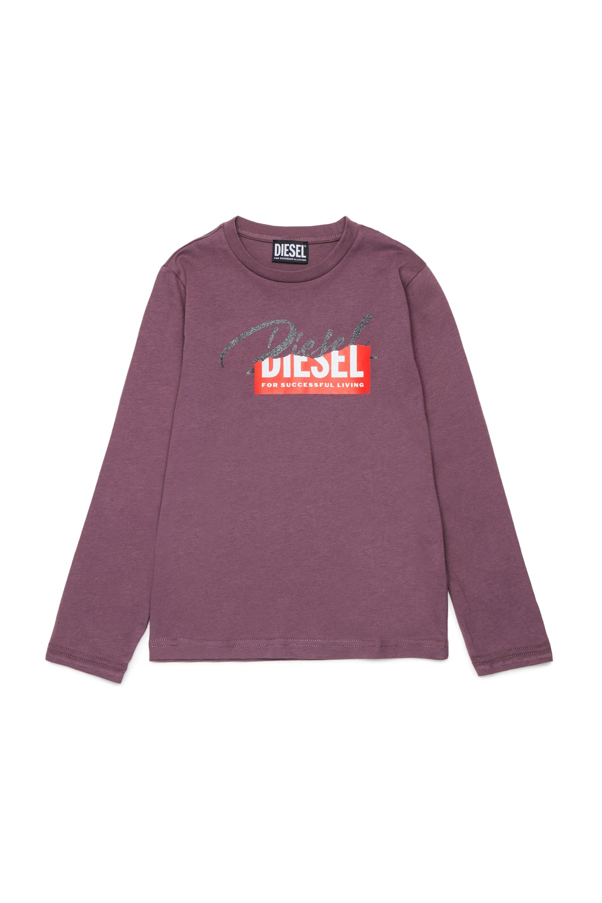 長袖Tシャツ、ロゴ付き