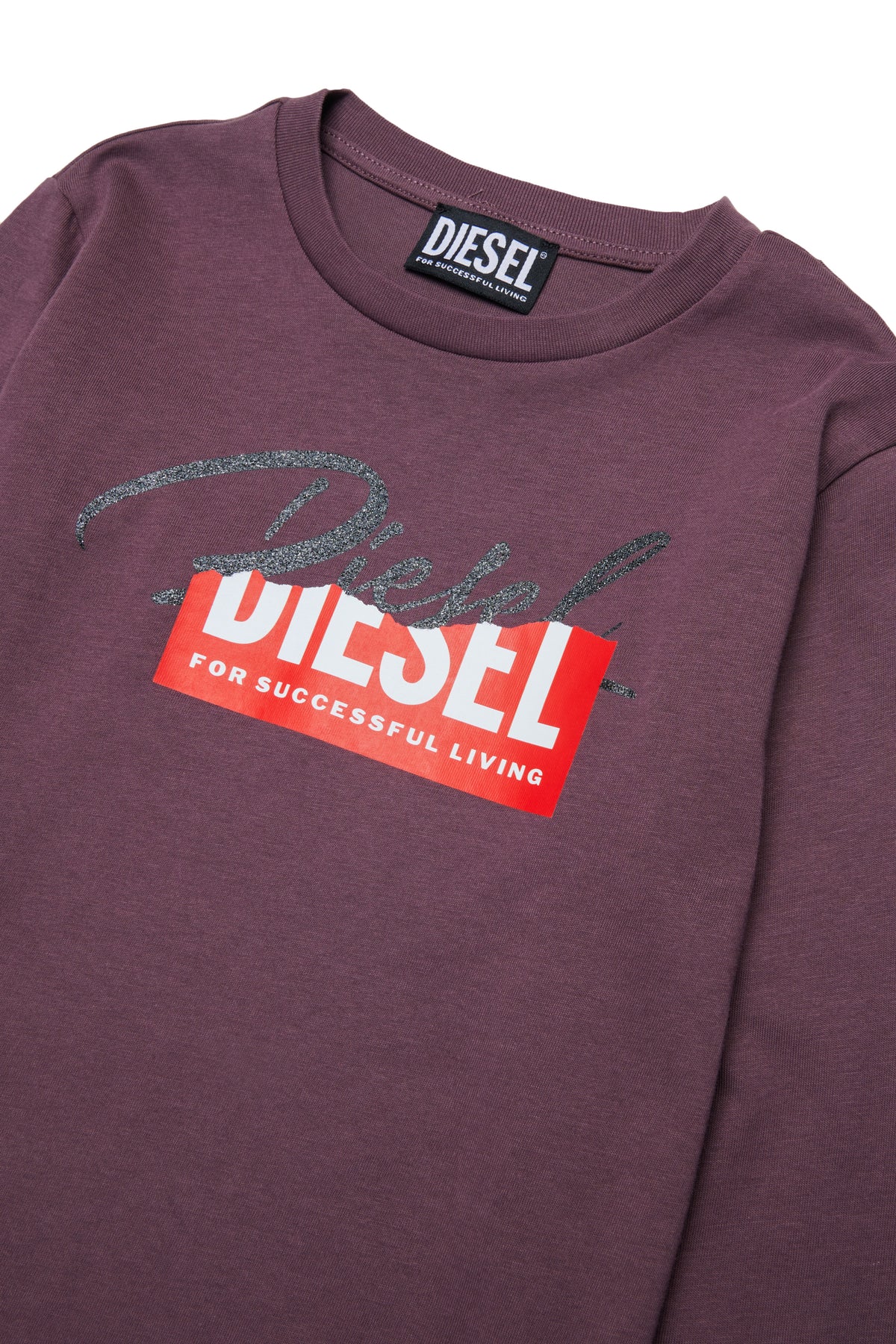長袖Tシャツ、ロゴ付き