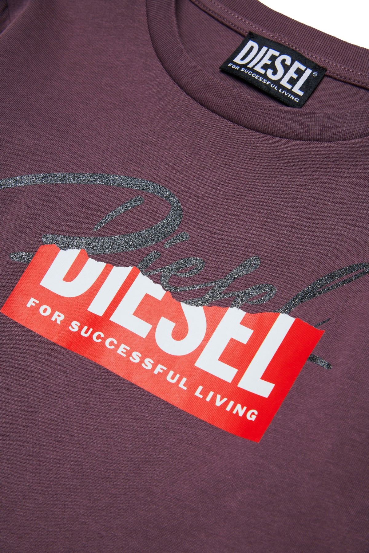長袖Tシャツ、ロゴ付き