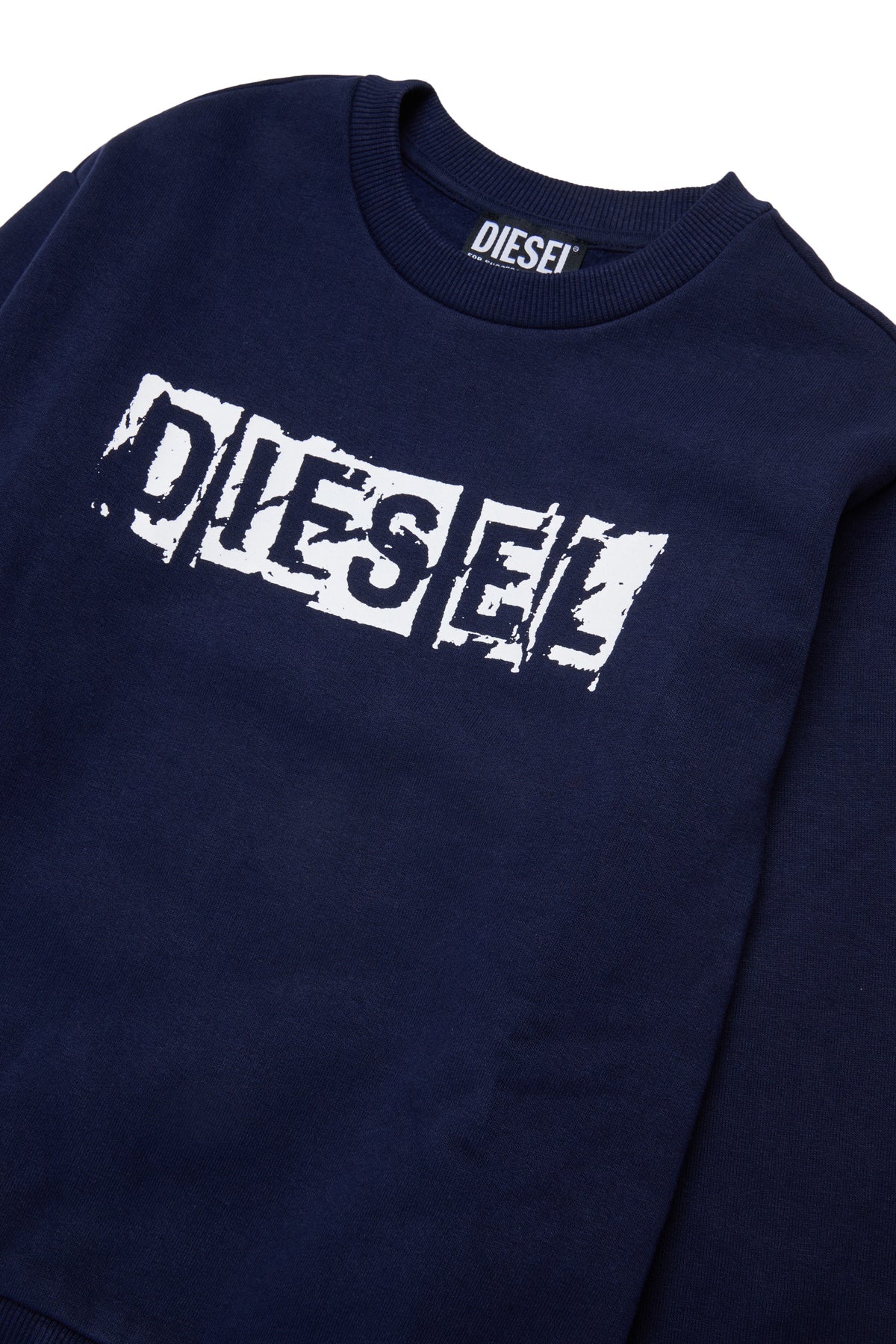 Crew-neck sweatshirt with logo