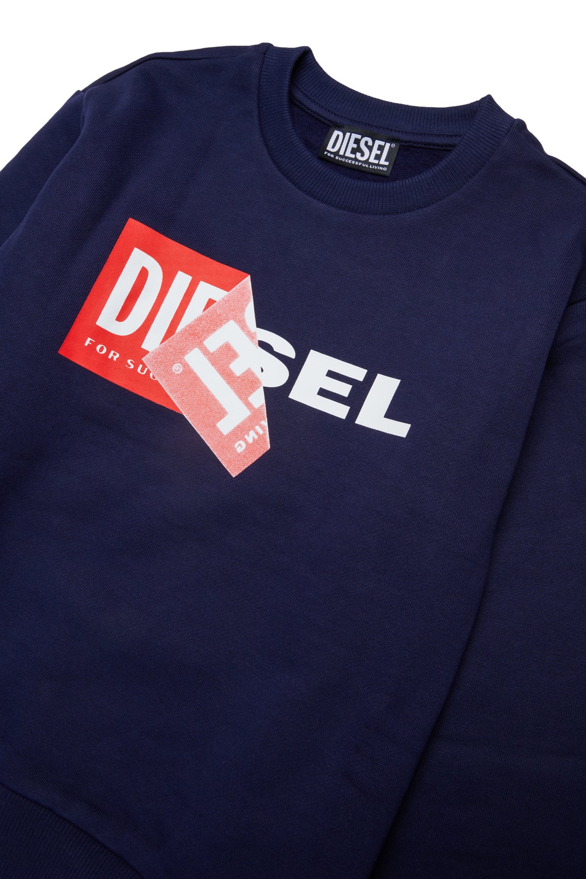 Crew-neck sweatshirt with logo