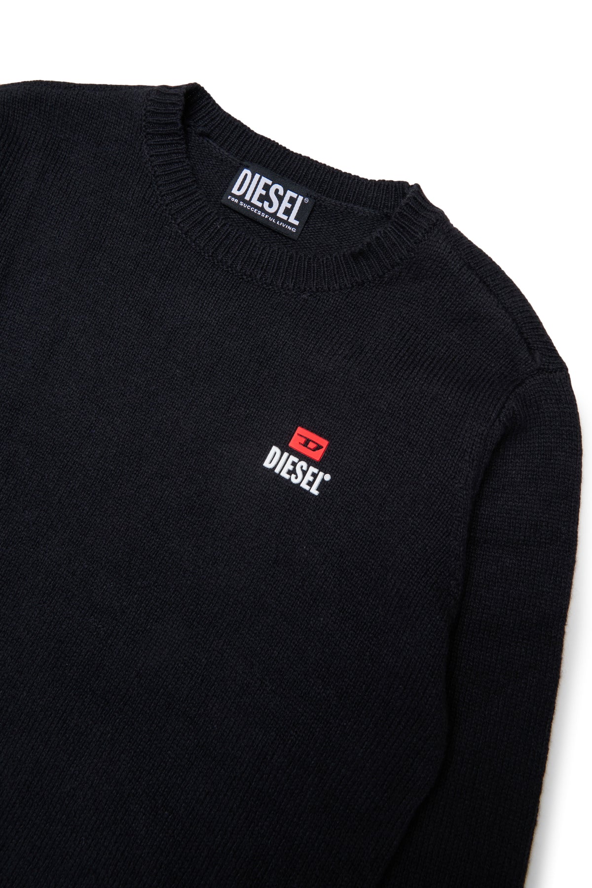 Crew neck pullover with logo