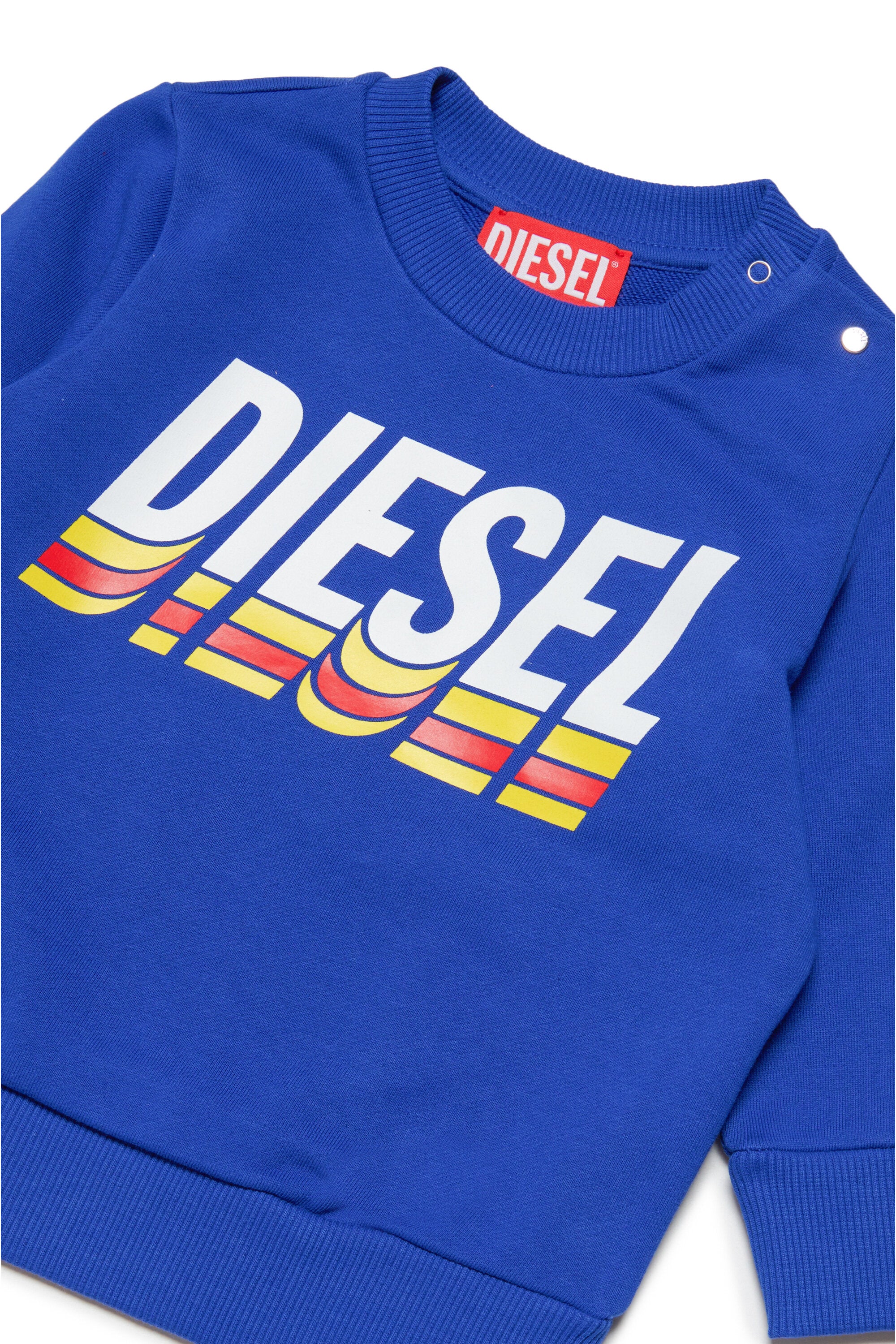 DIESEL ベビーコットンクルーネックスウェットシャツ｜BRAVE KID