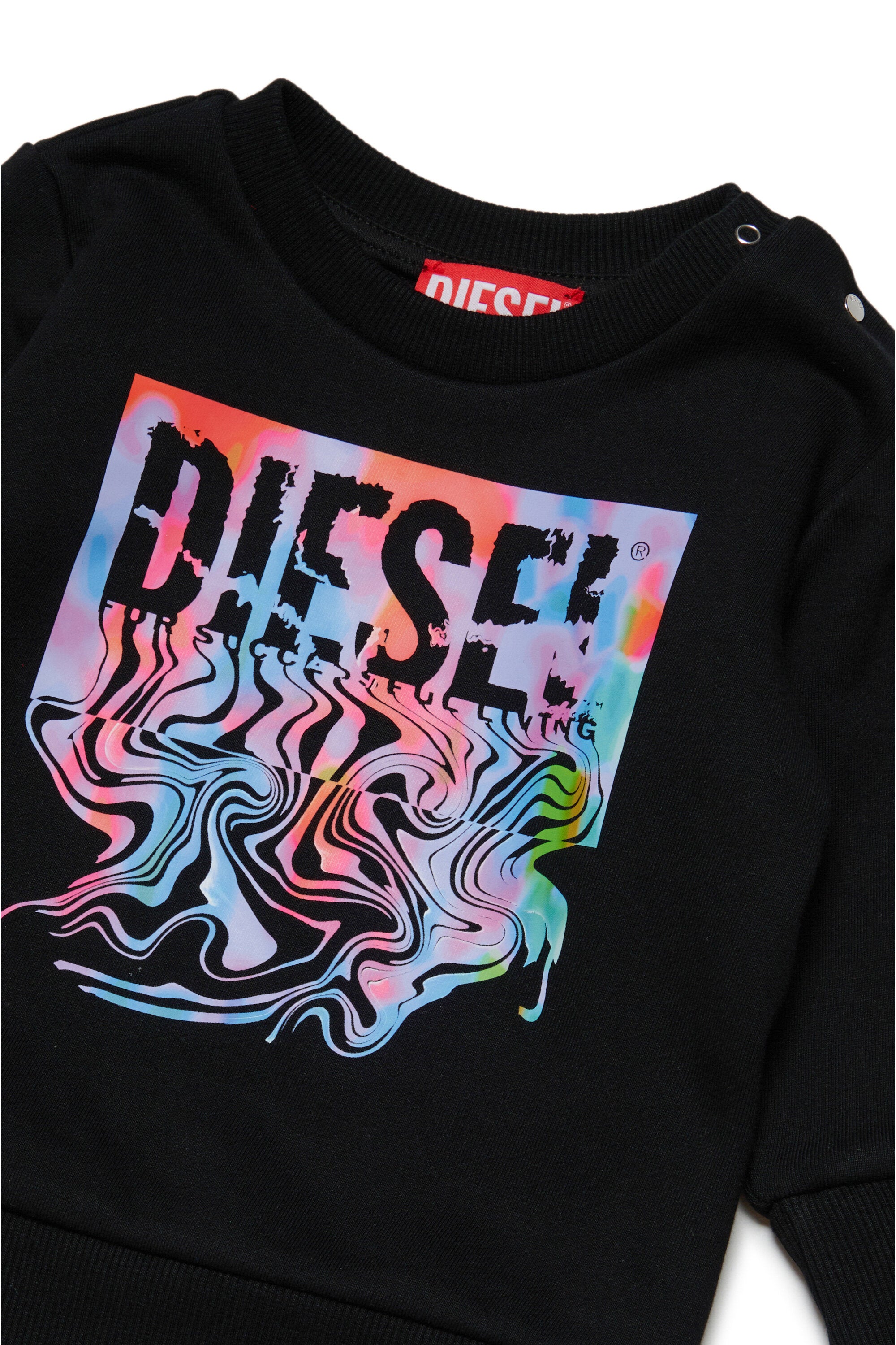 DIESEL newborn クルーネック コットン スウェットシャツ｜BRAVE KID