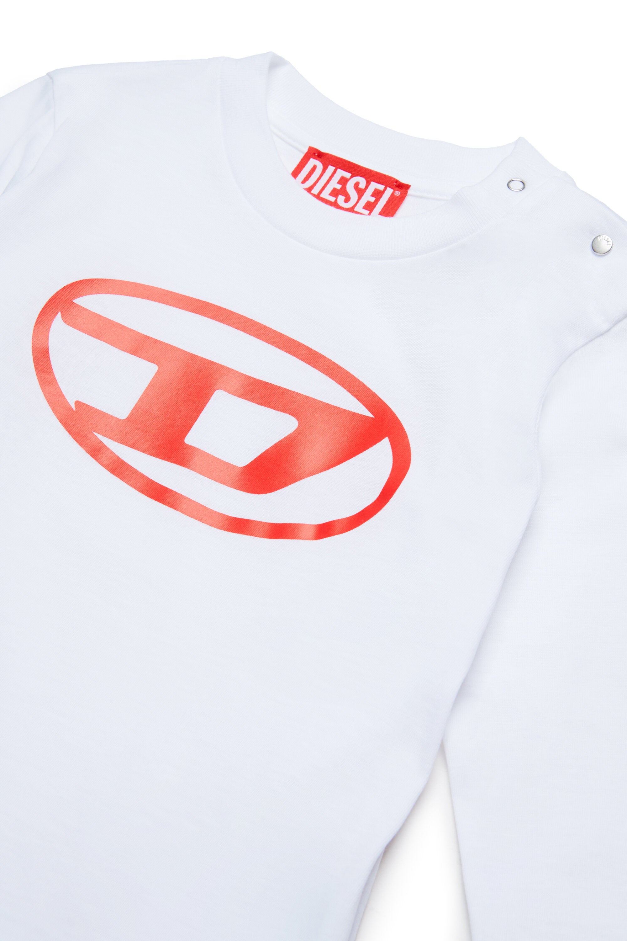 Long-sleeved T-shirt with oval D logo