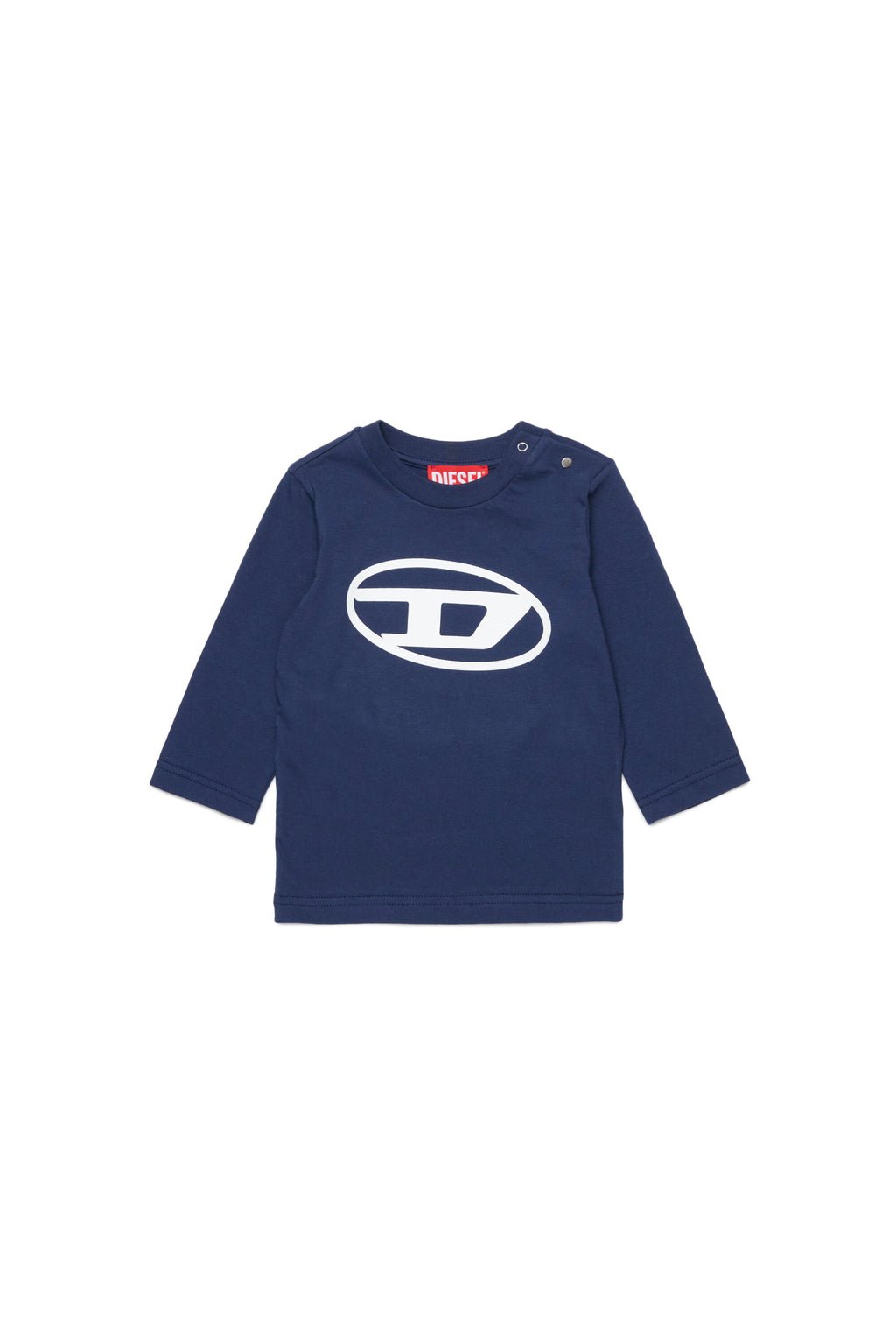 Long-sleeved T-shirt with oval D logo