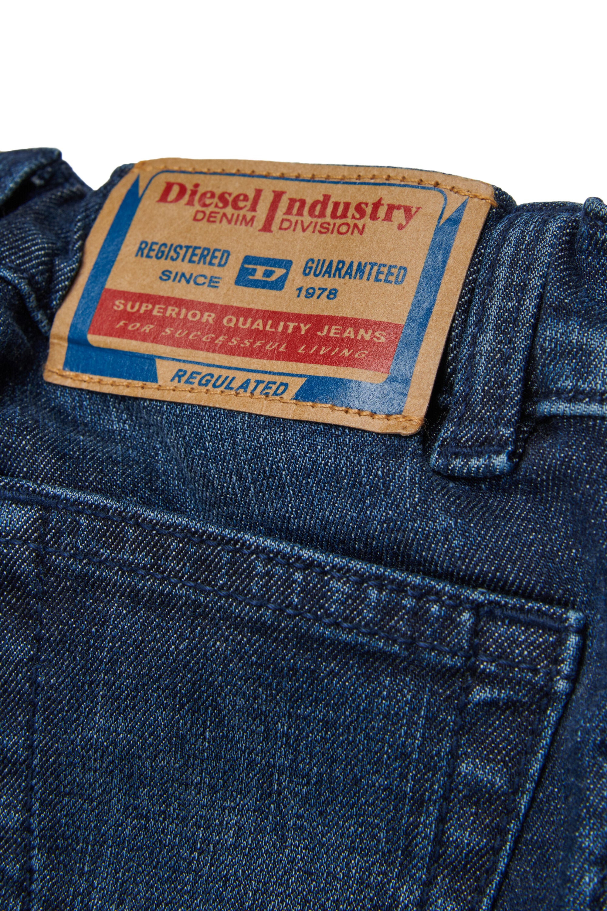 Dark blue bootcut jeans - D-Heki-B