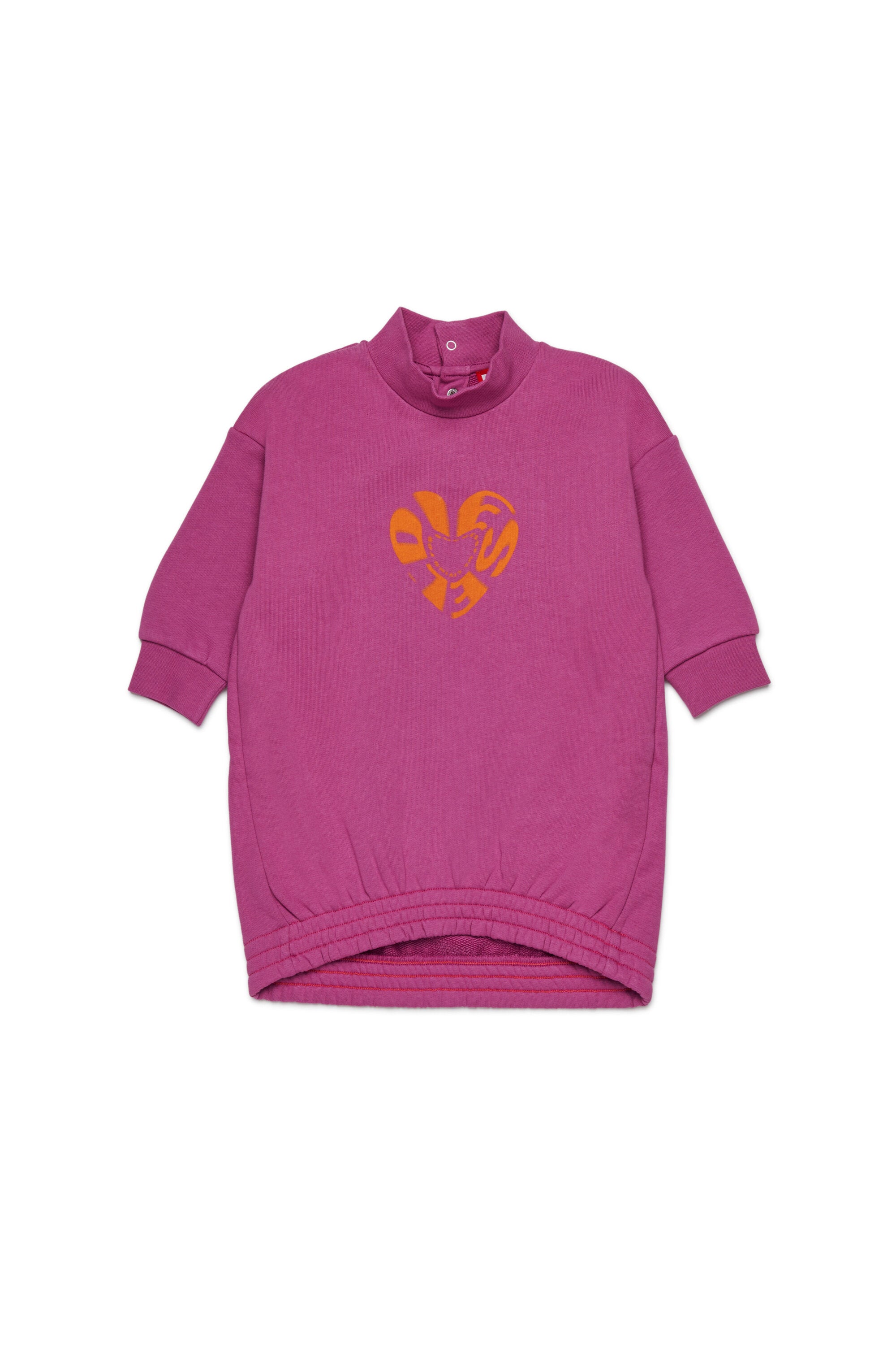 Diesel Heartグラフィックの卵型ドレス