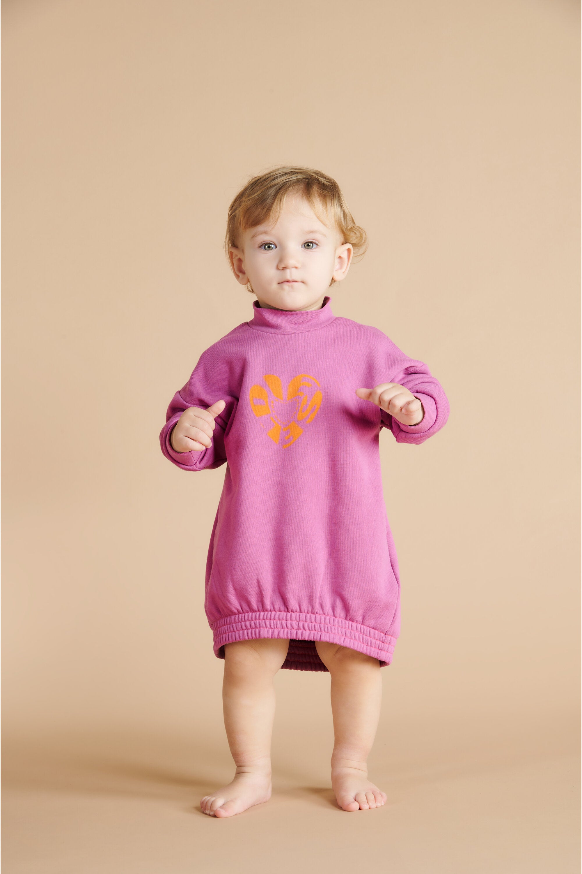 Egg shape dress with Diesel Heart graphic