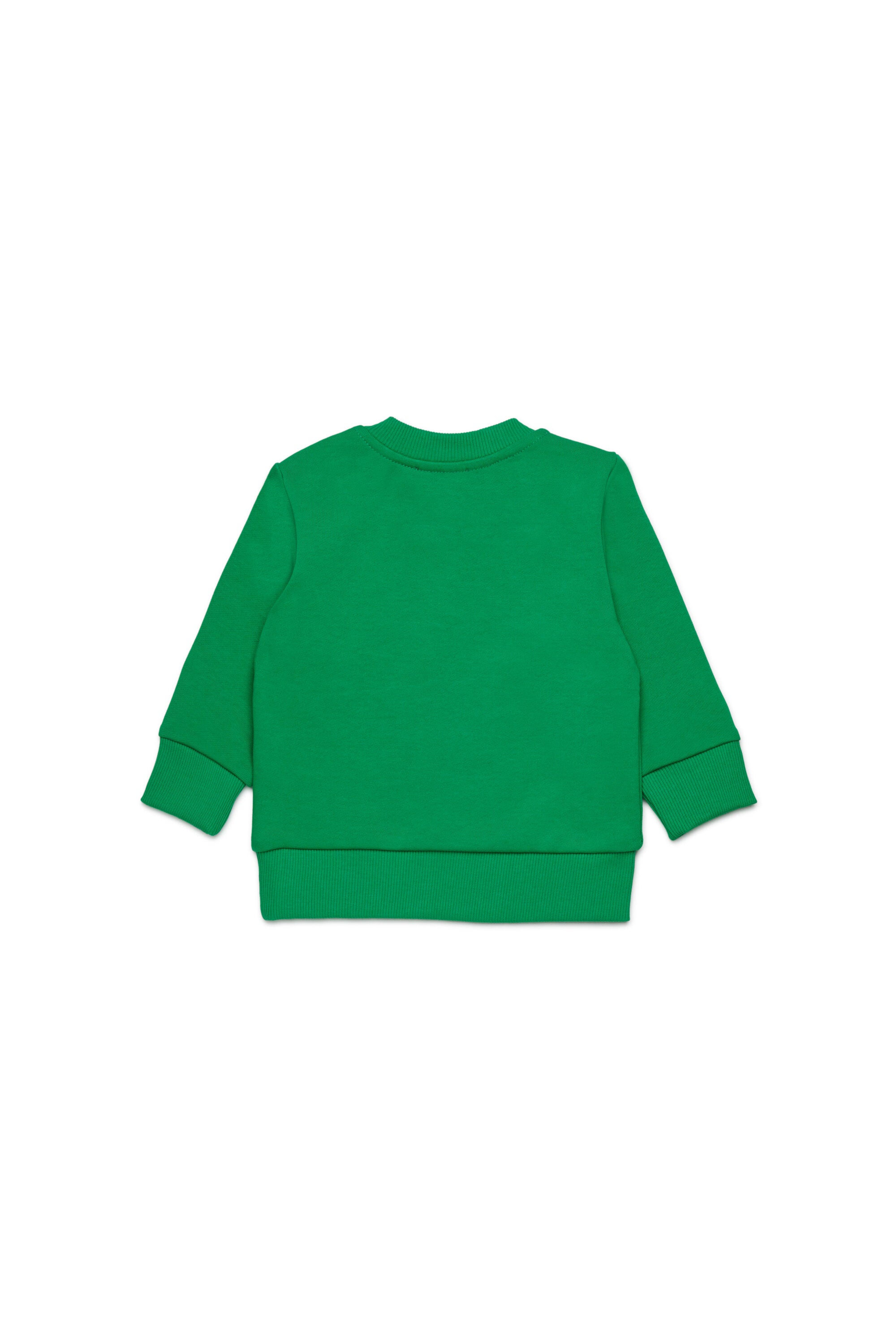 オーバルDマキシロゴ入りクルーネックスウェットシャツ