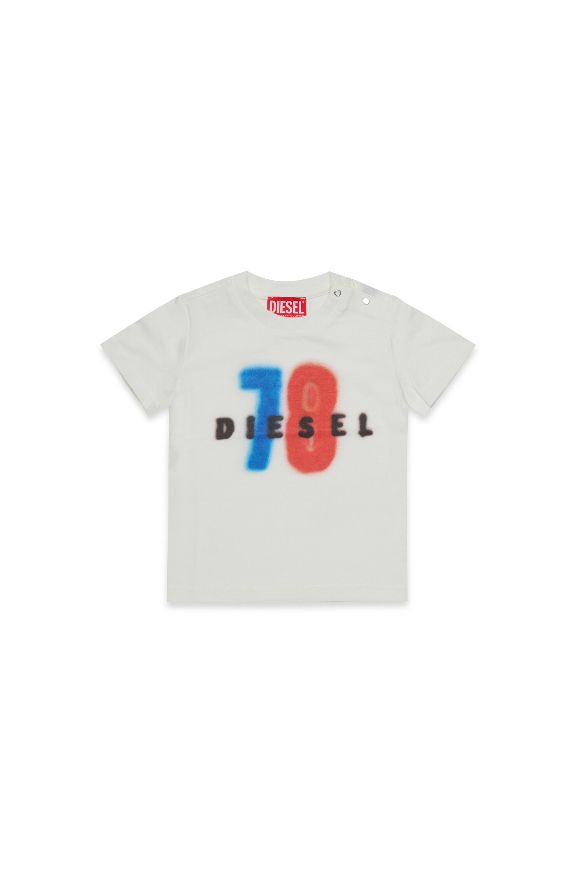 Diesel 78 フェードグラフィック ジャージー素材 Tシャツ