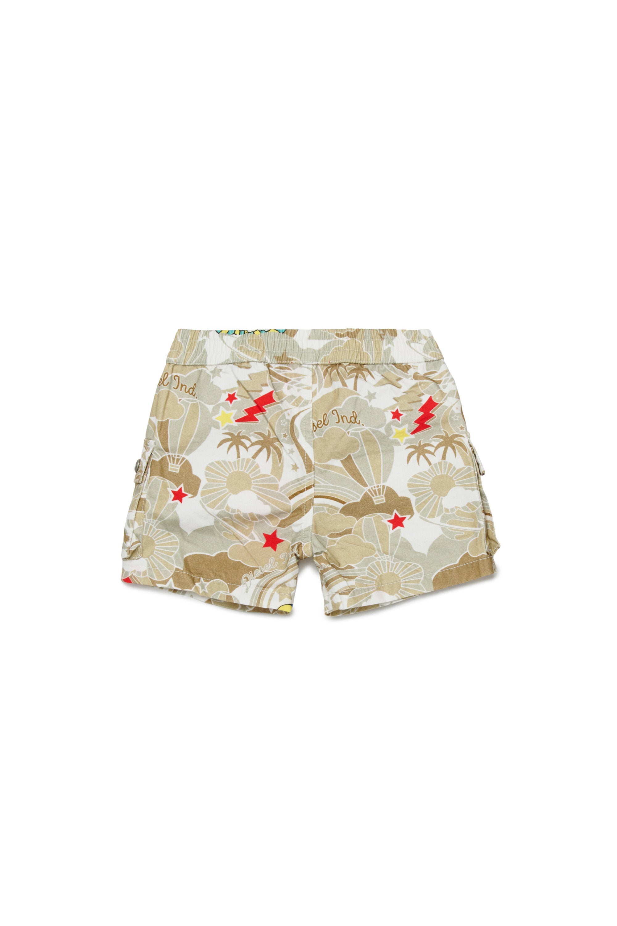 ロゴ入りカーゴショーツ