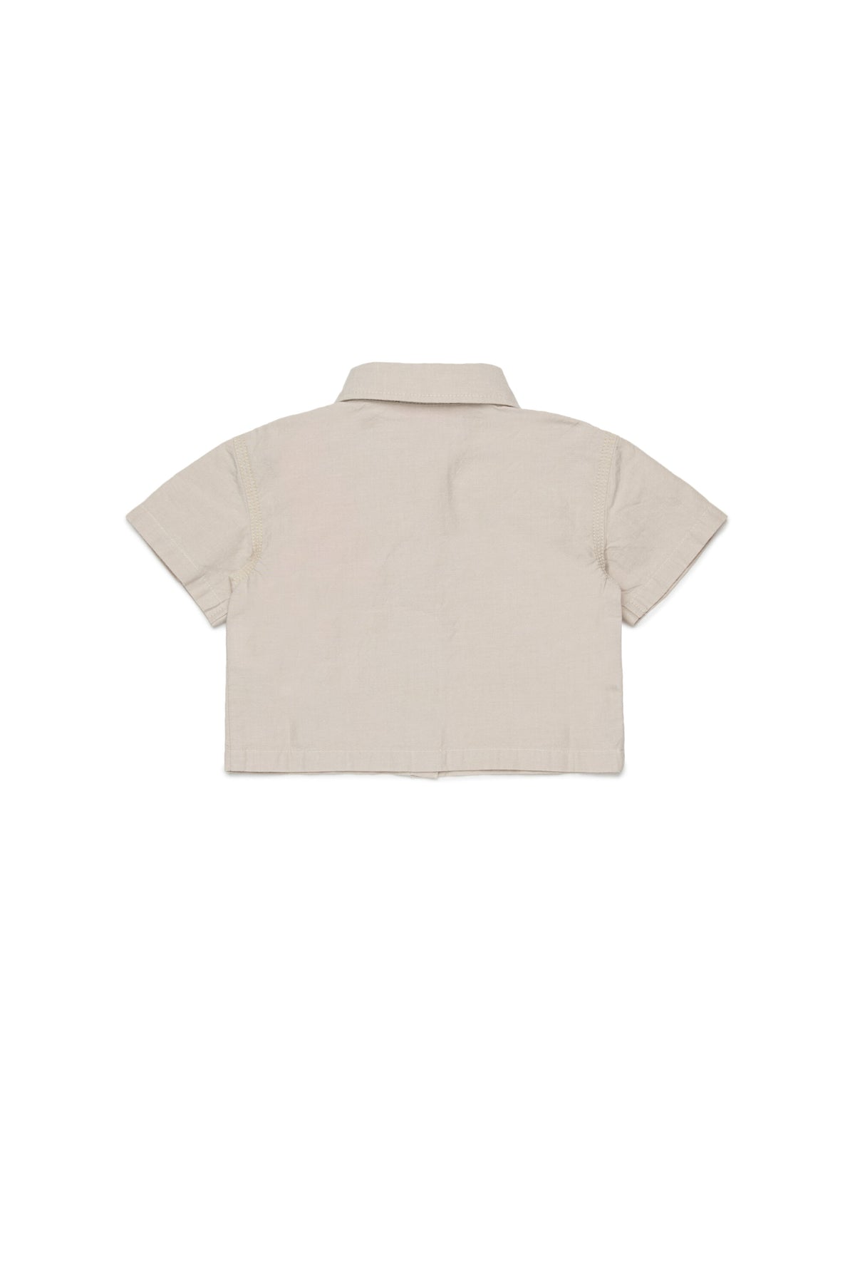 Short-sleeved shirt with logo