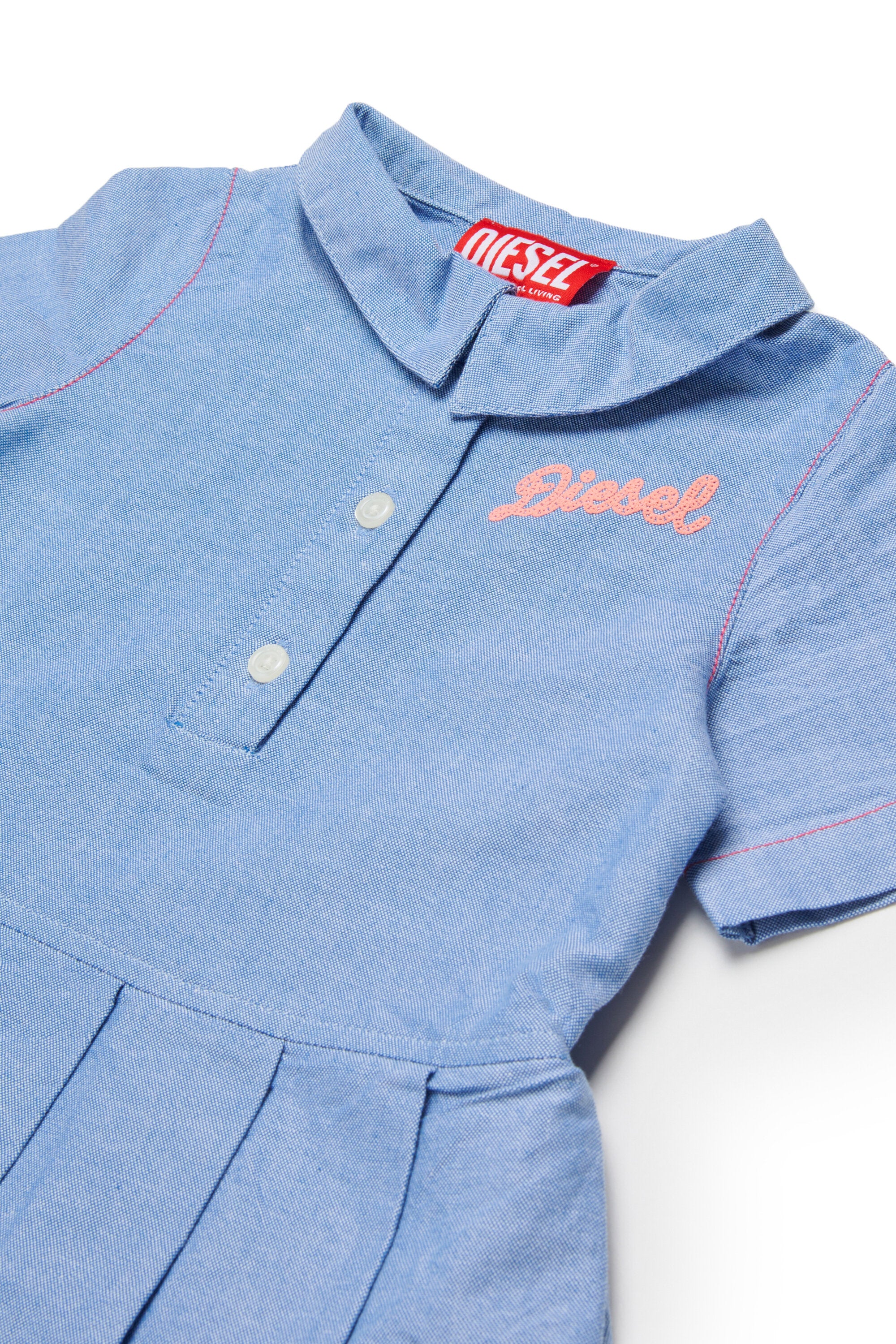 ロゴ入りポロワンピース