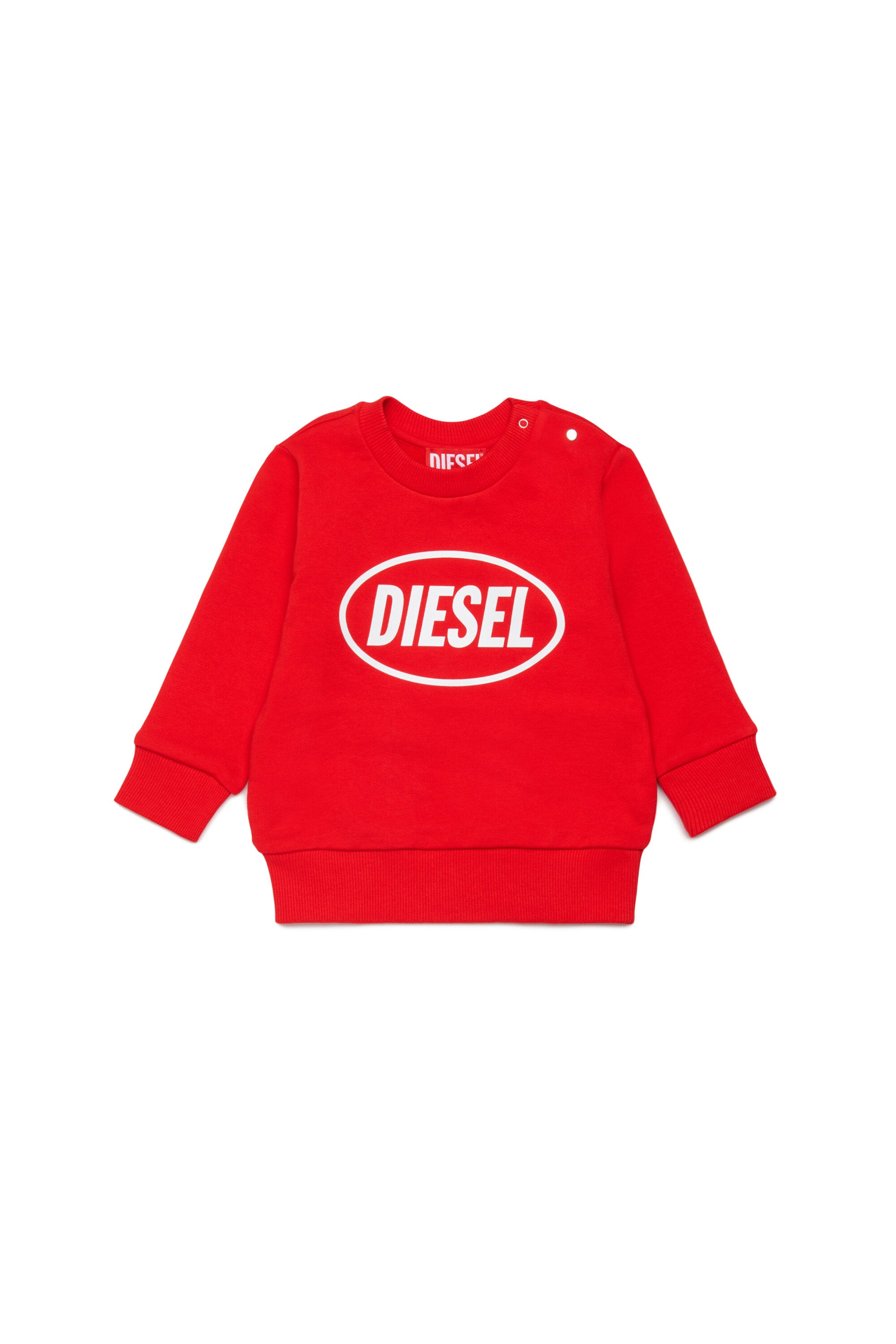 ロゴ入りクルーネックスウェット