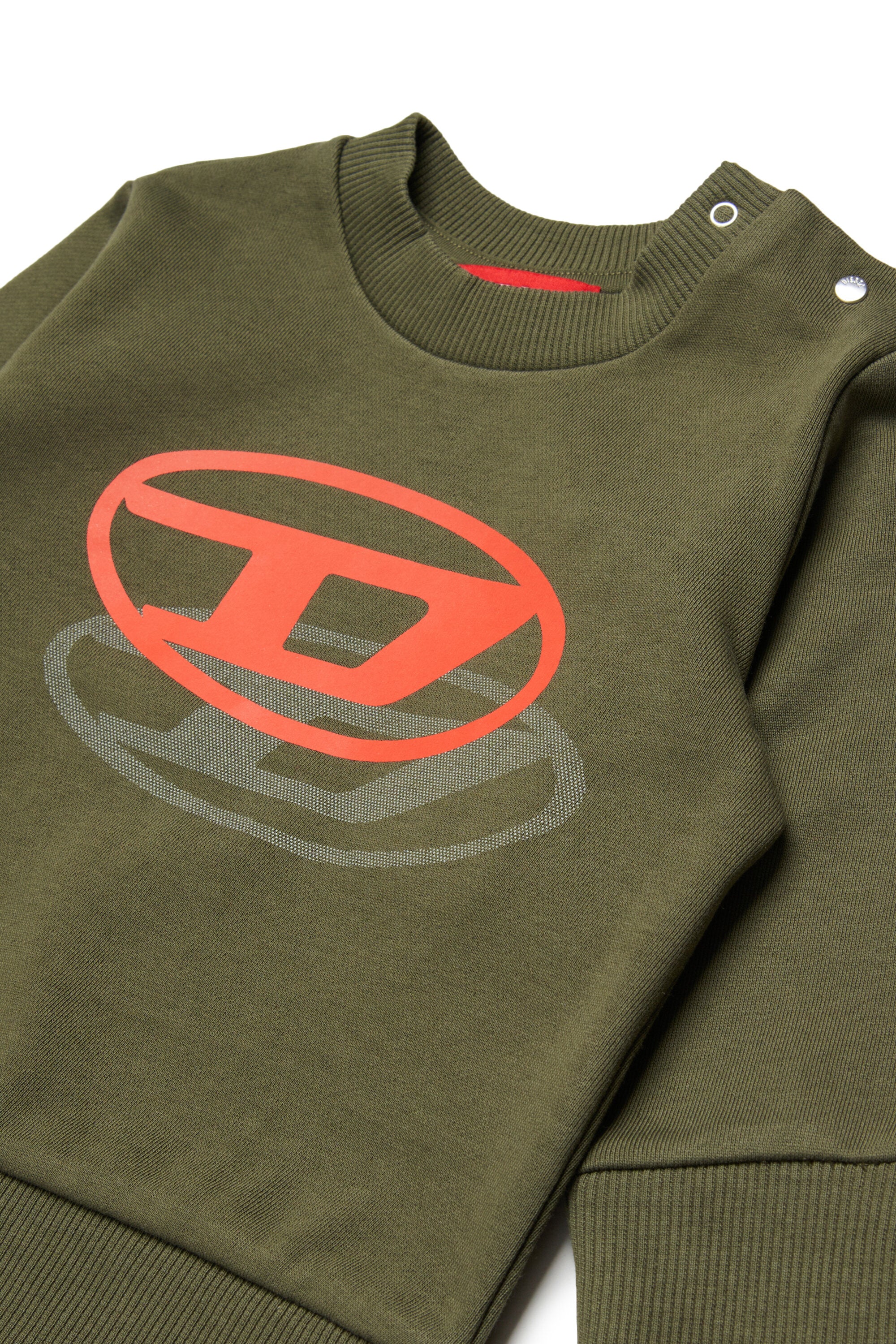 ロゴ入りクルーネックスウェット