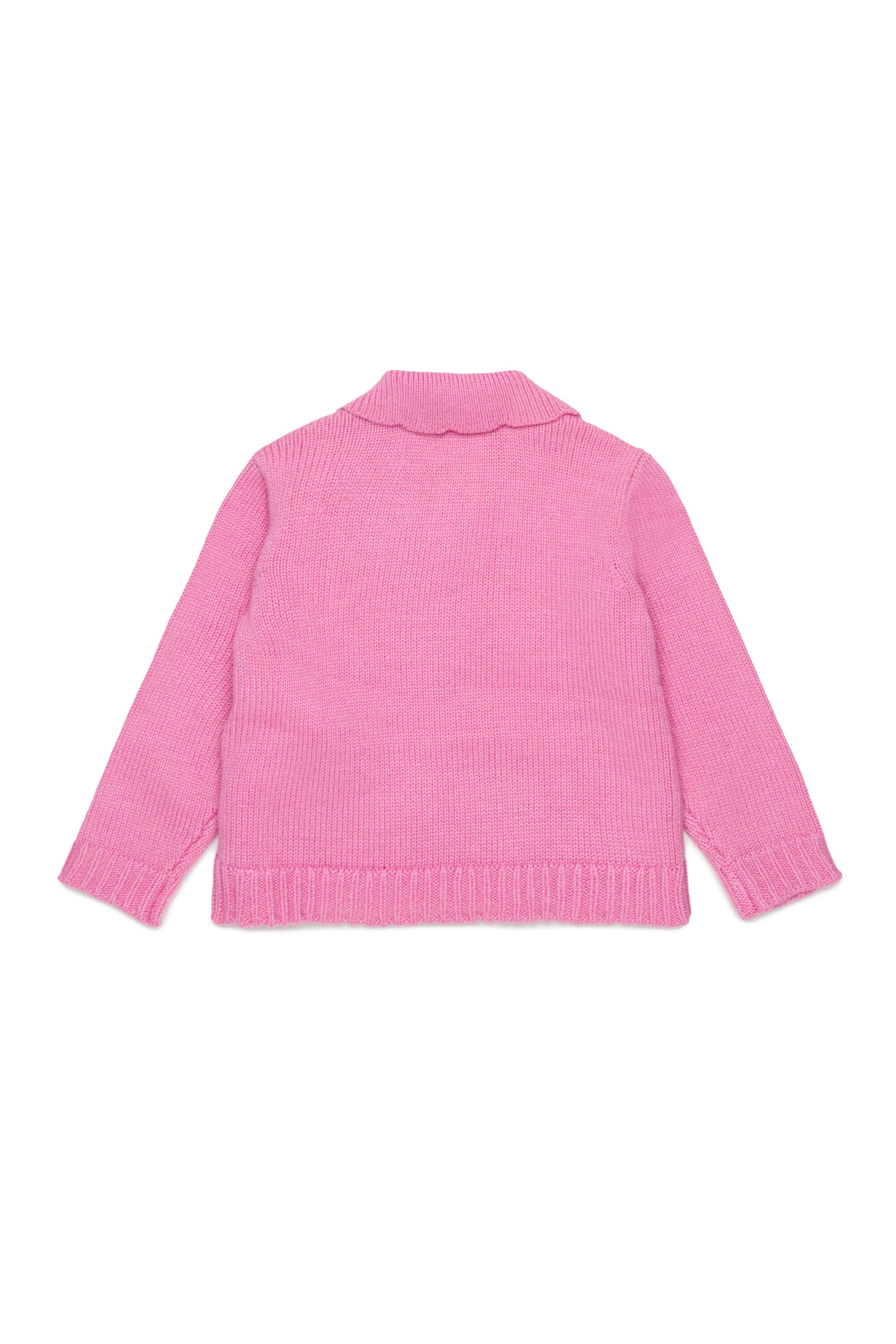 Knitted cardigan with logo