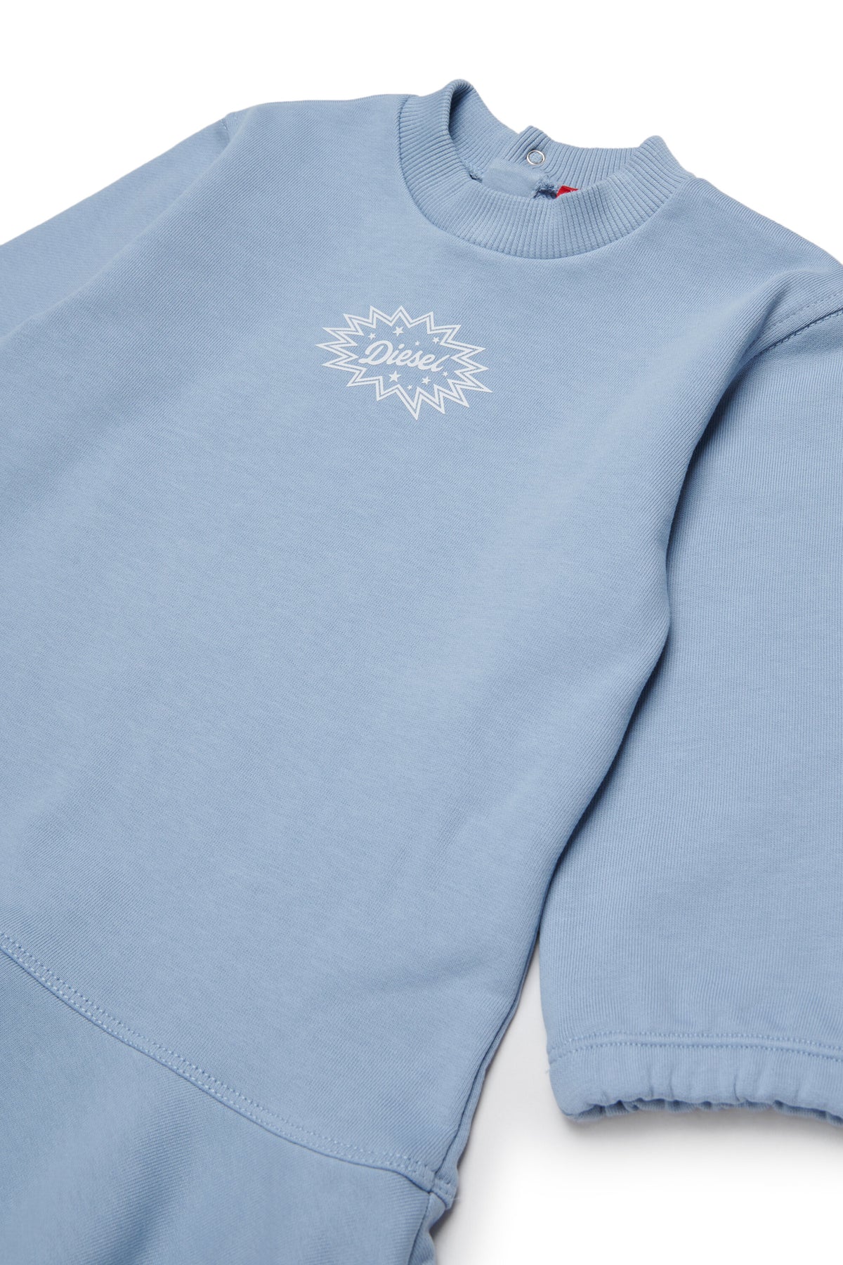 Fleece dress with logo