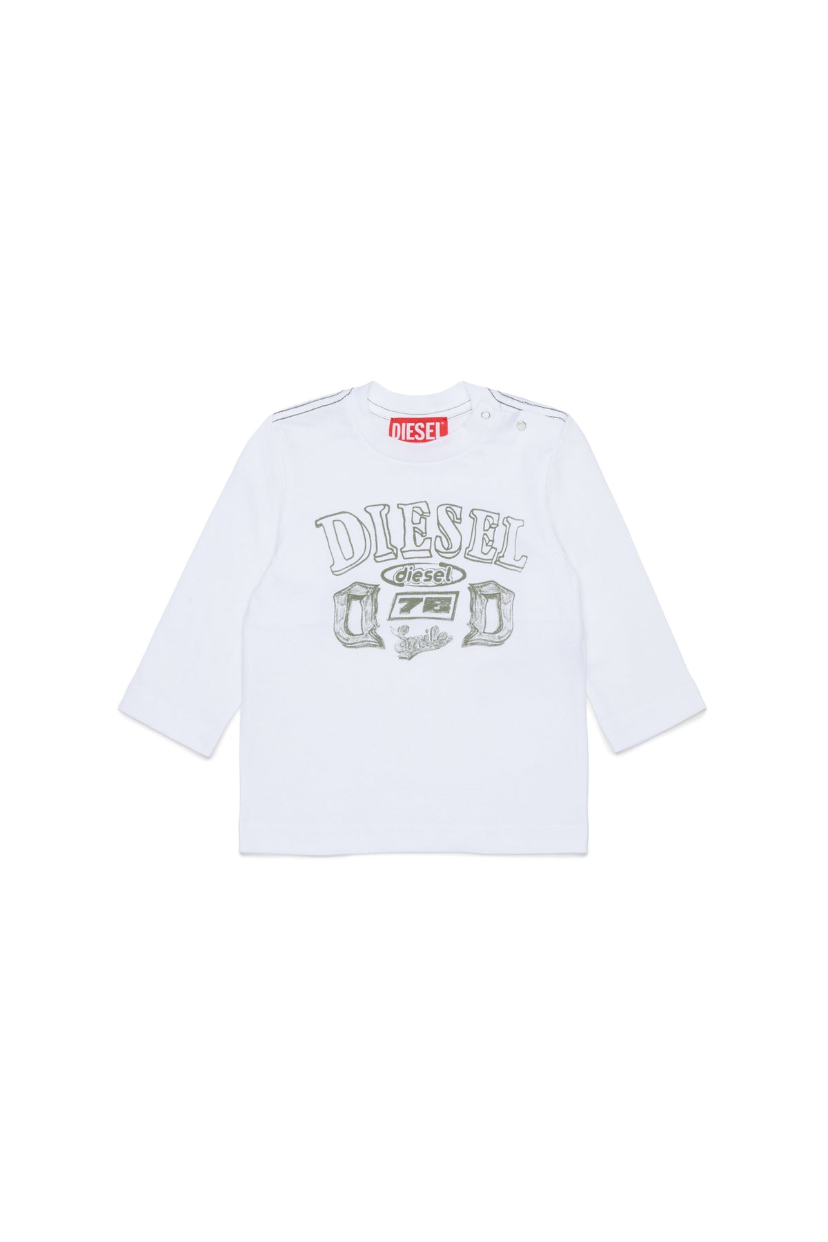 長袖Tシャツ、ロゴ付き