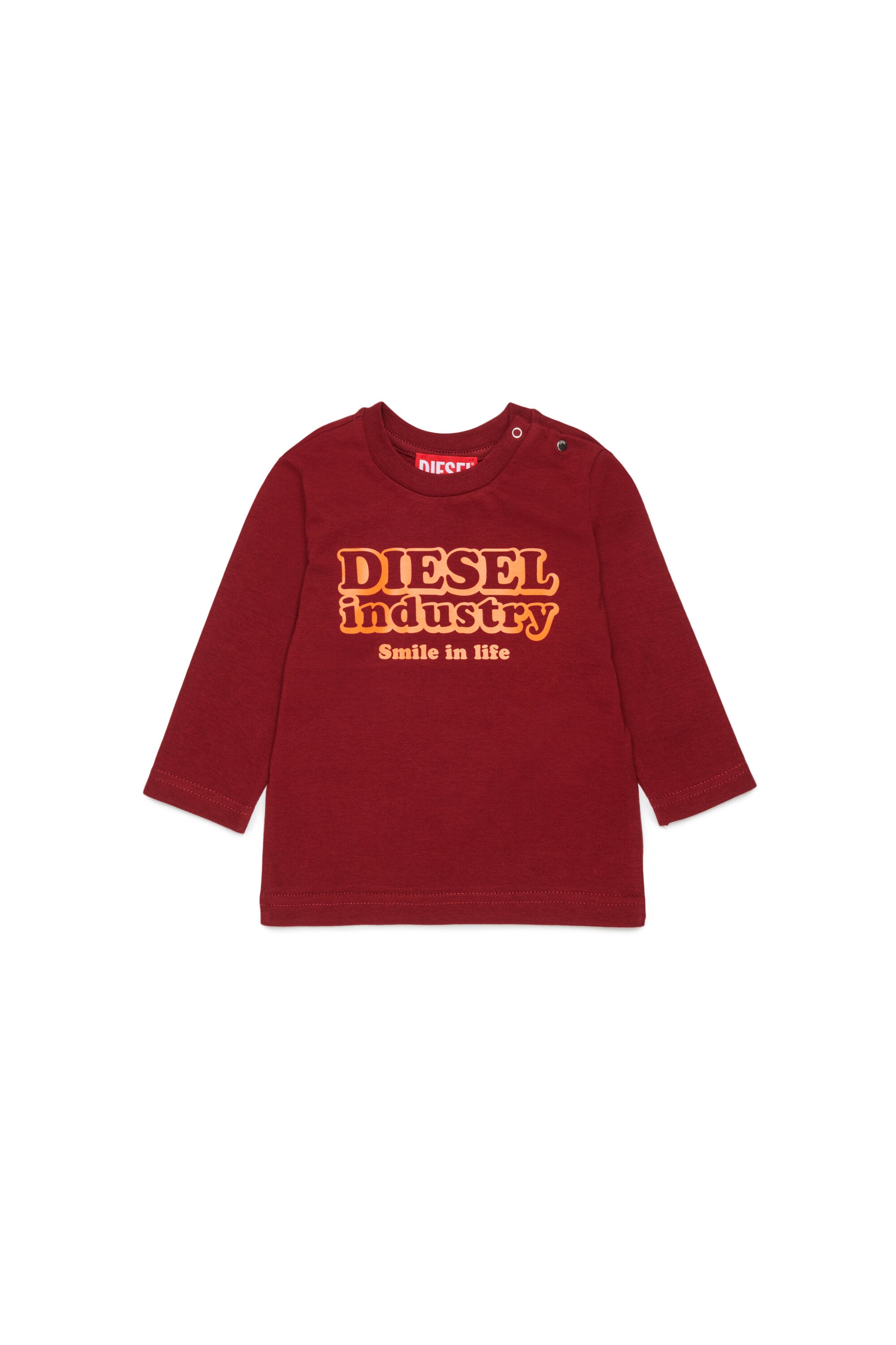 長袖Tシャツ、ロゴ付き