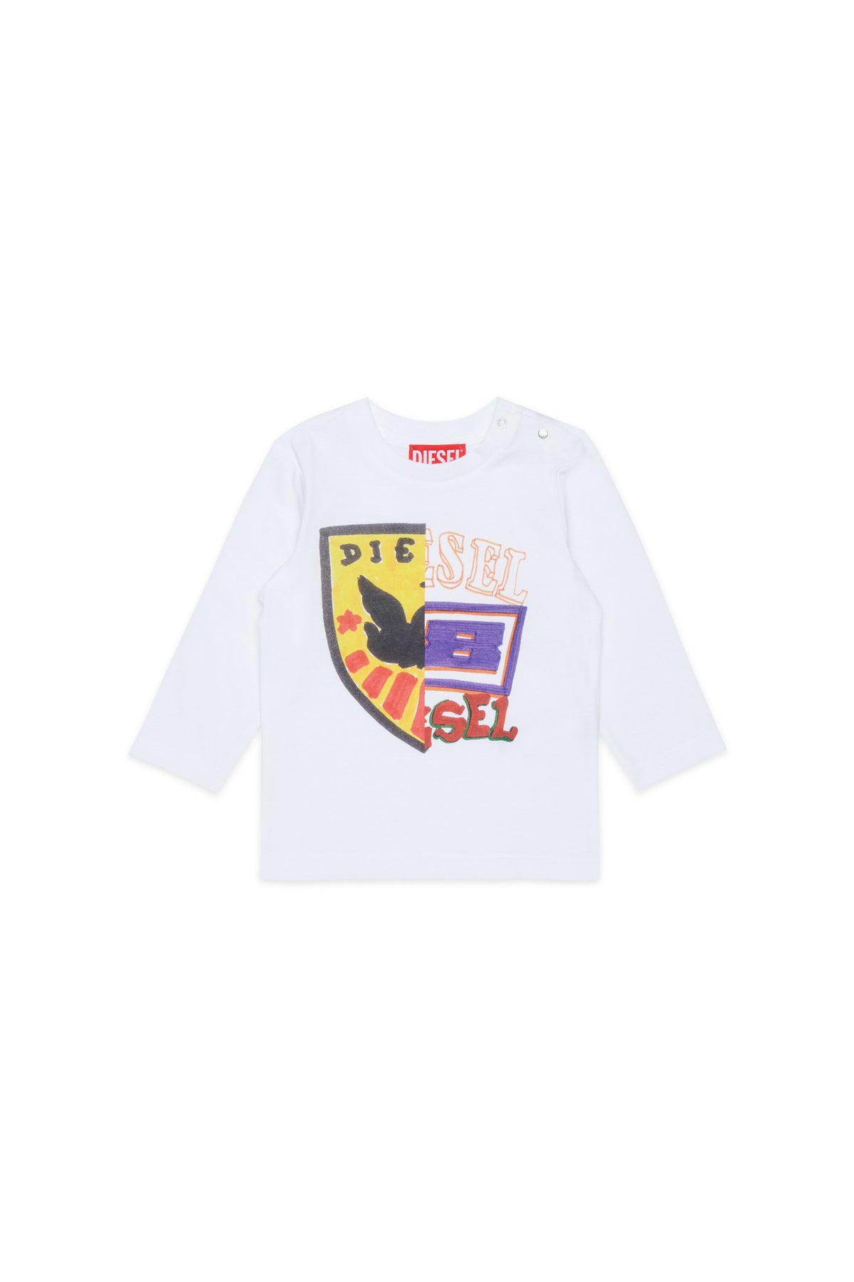 長袖Tシャツ、ロゴ付き