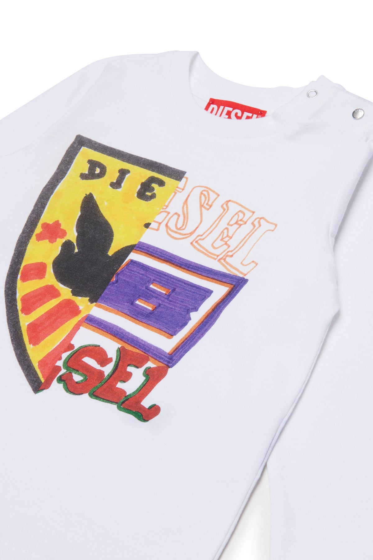 長袖Tシャツ、ロゴ付き