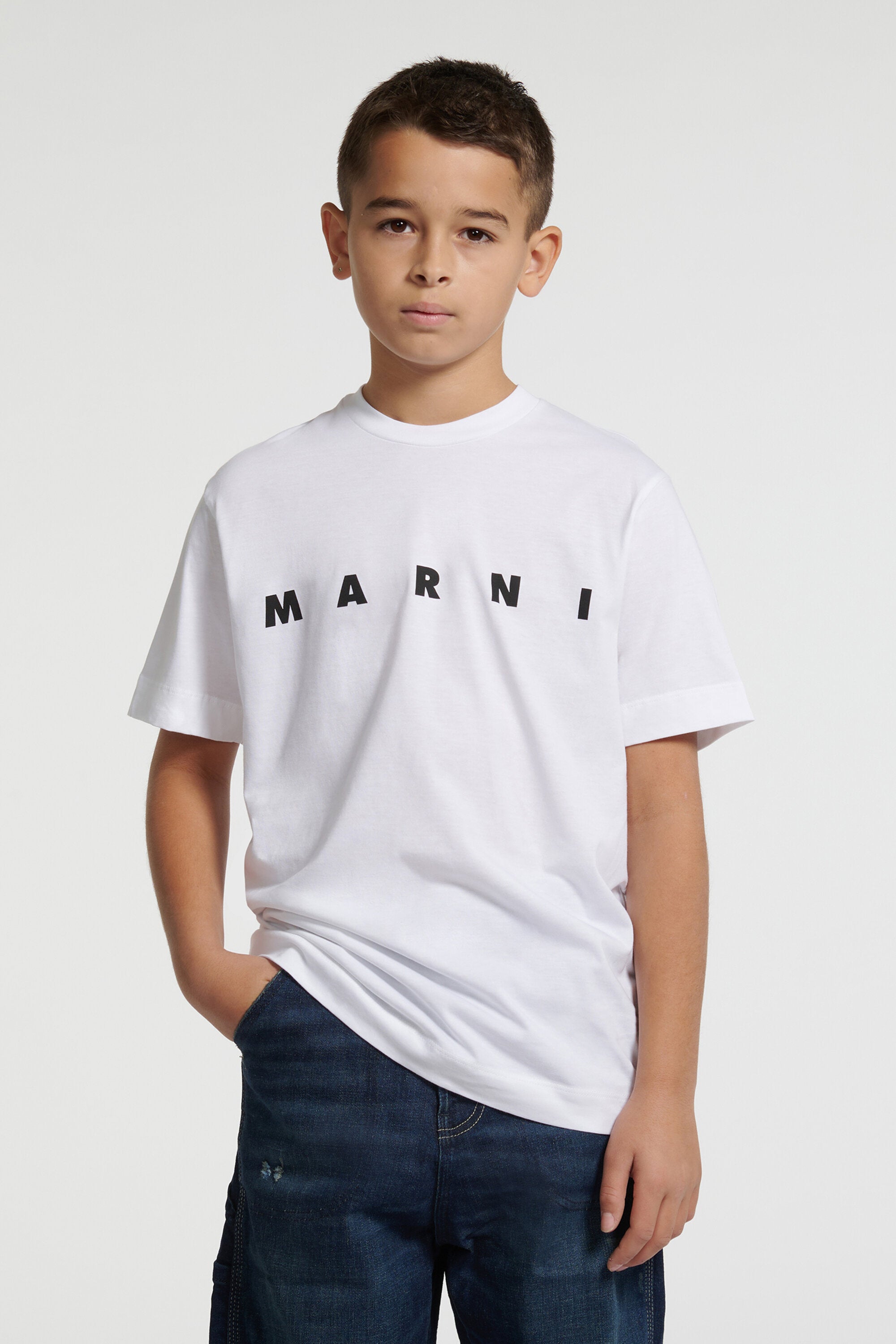 ロゴ入りジャージTシャツ