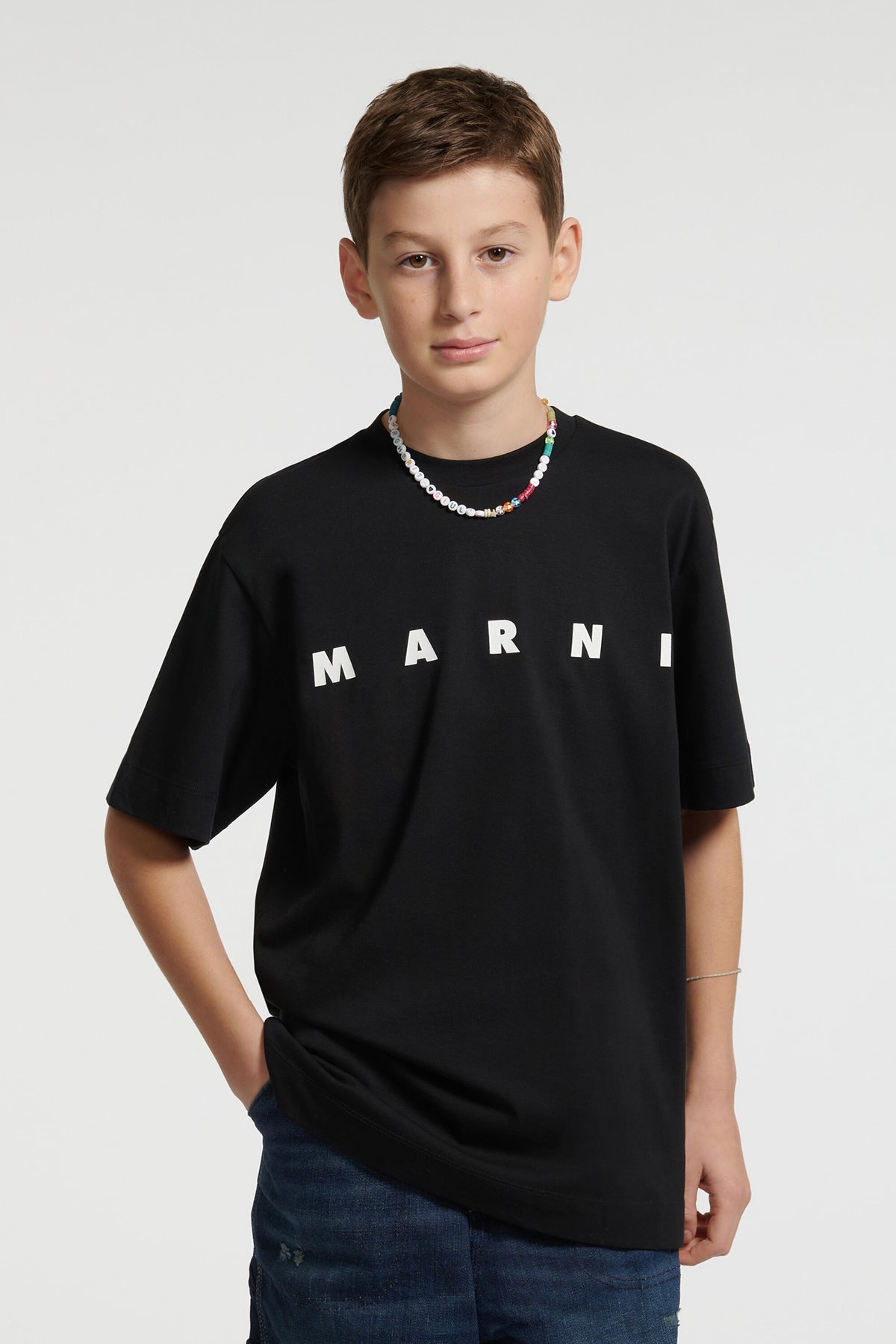 Jersey t-shirt with logo
