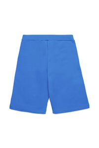 Fleece shorts with Round logo