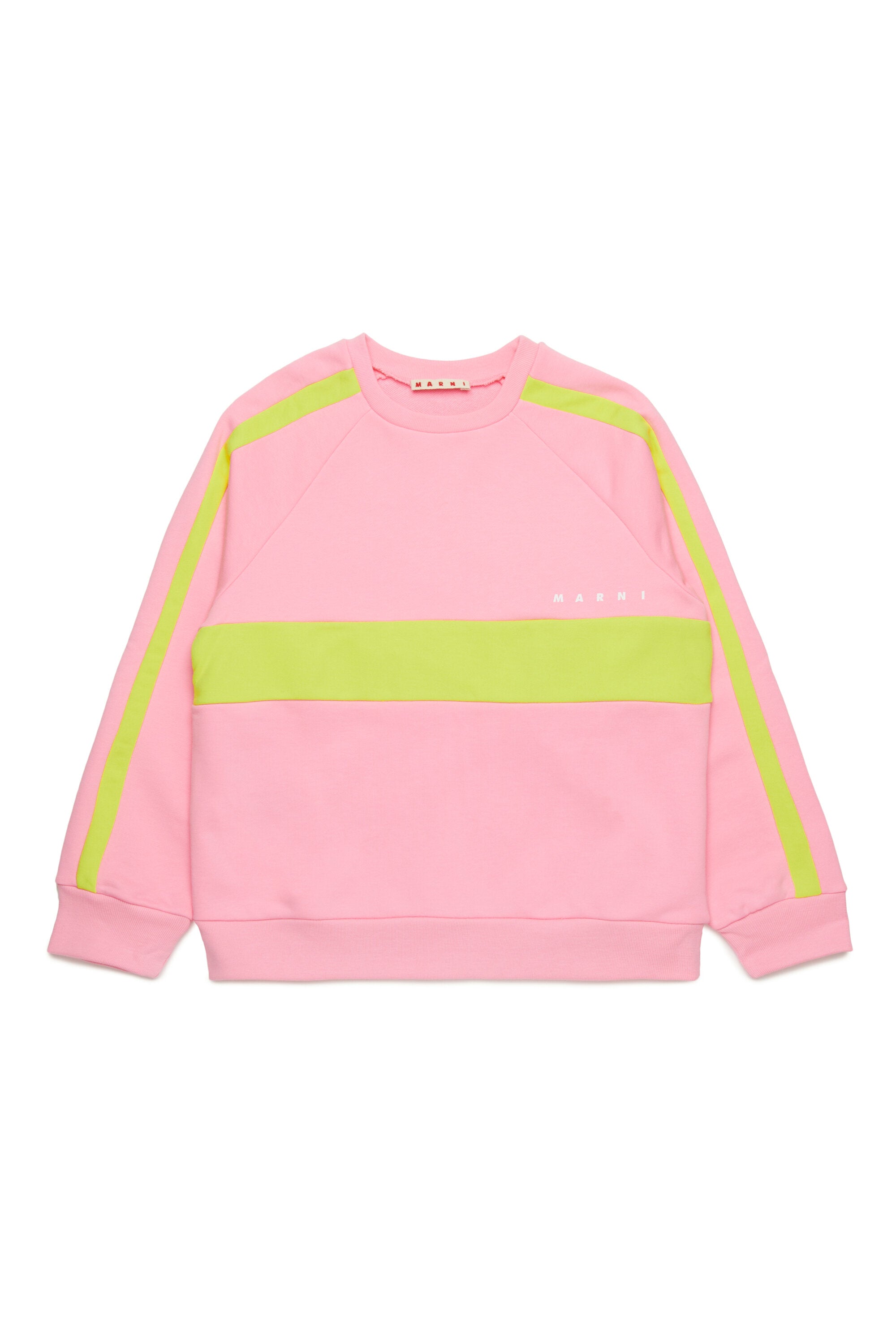 Crew-neck colorblock sweatshirt