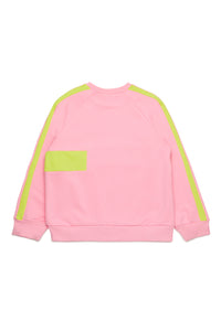 Crew-neck colorblock sweatshirt