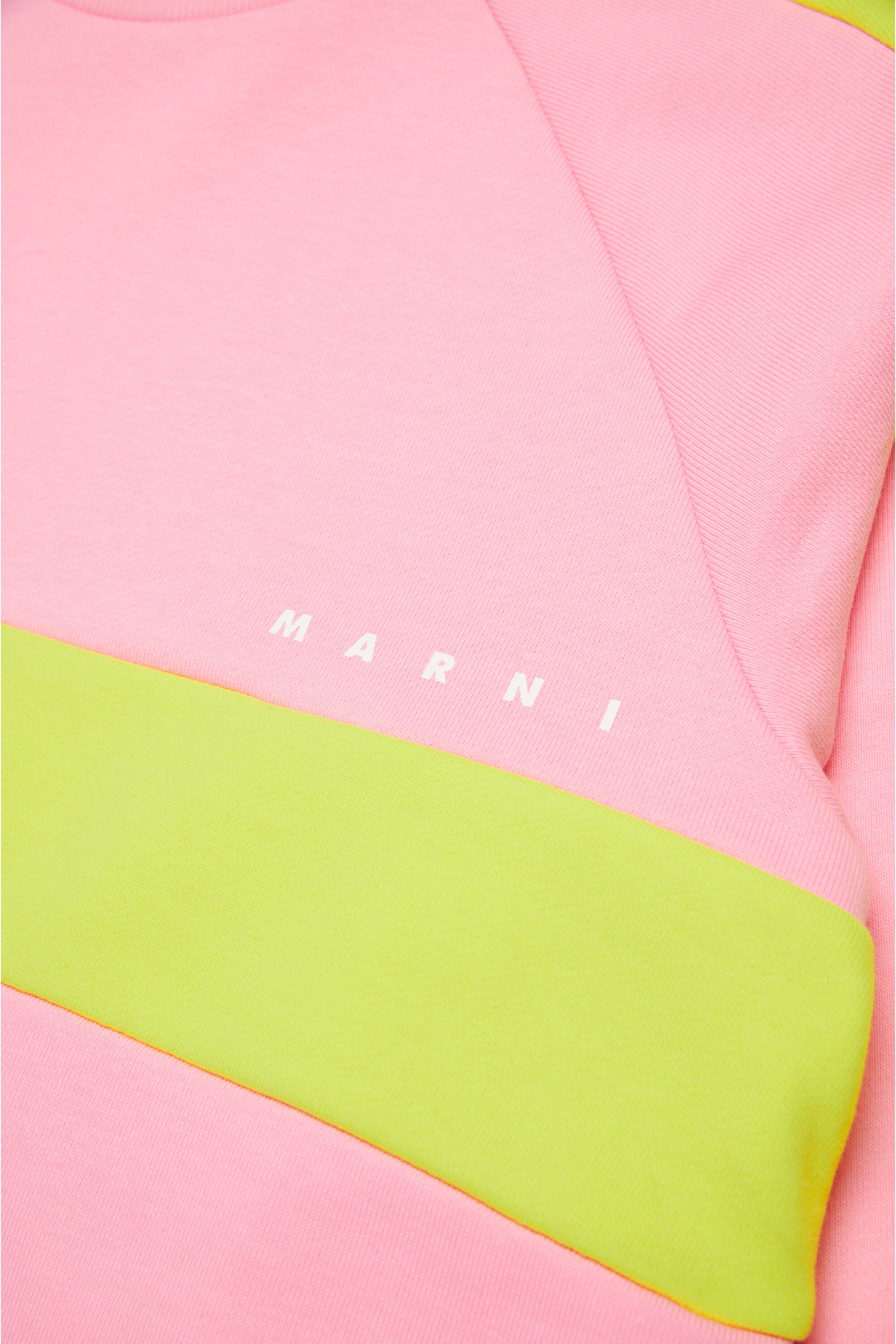 Crew-neck colorblock sweatshirt