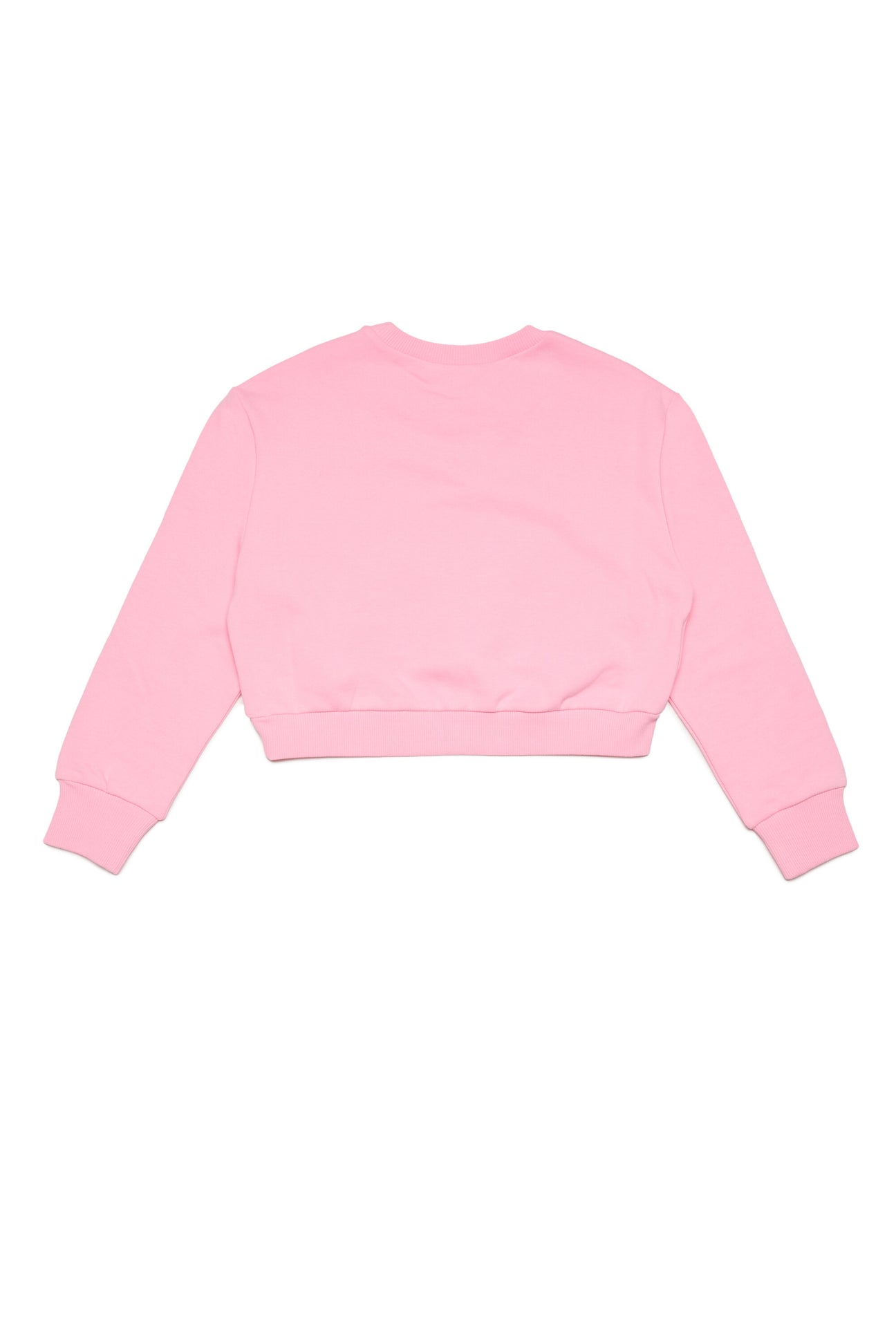 Cropped sweatshirt with glitter logo Cropped sweatshirt with glitter logo