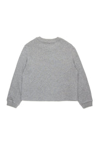 Crew-neck sweatshirt with baguette logo