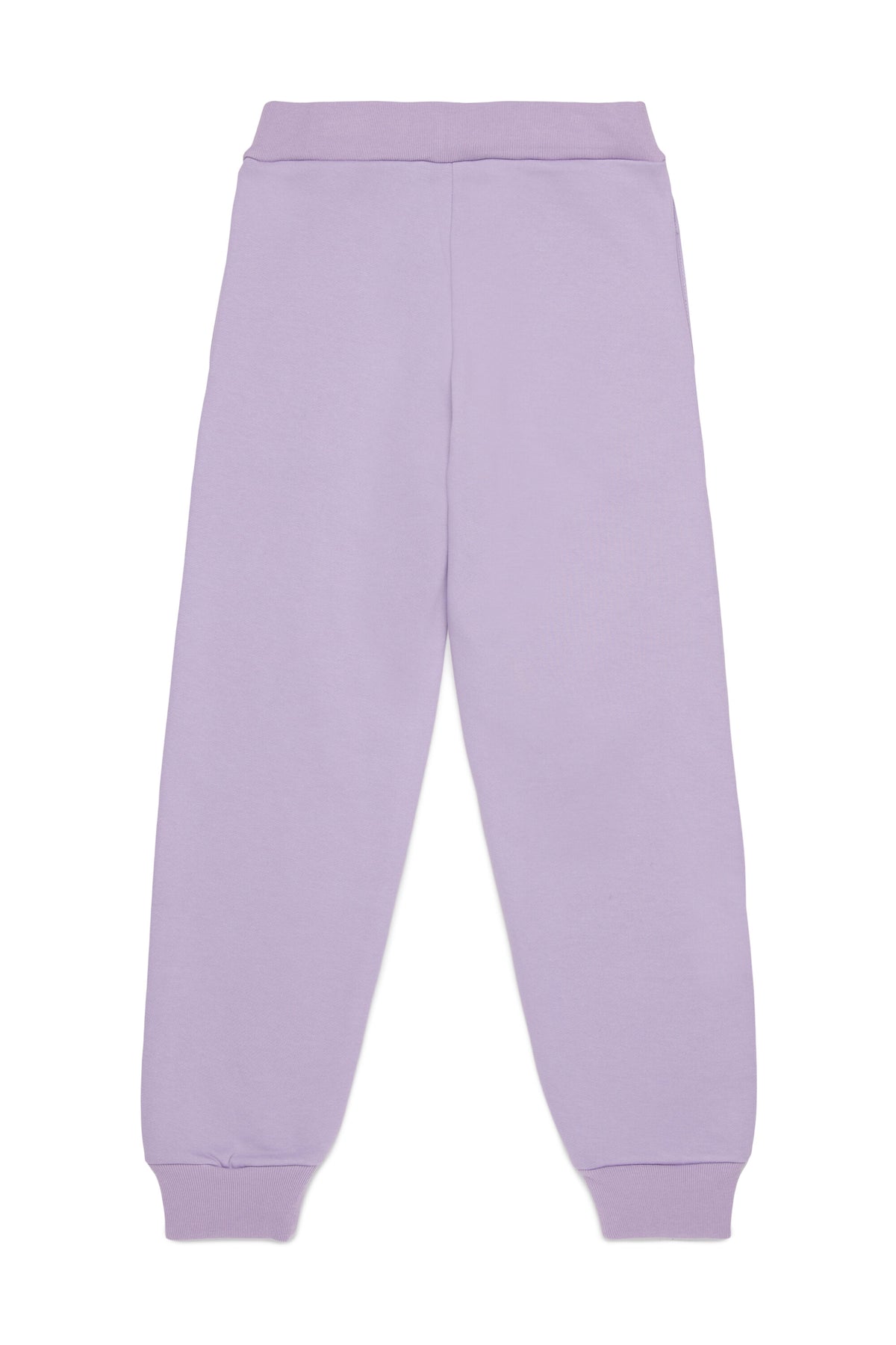 Fleece jogger pants with logo
