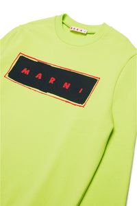 Marni Print branded crew-neck sweatshirt