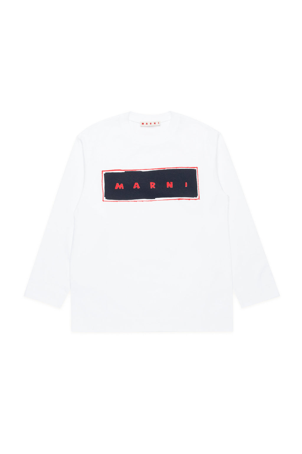 Marni Print branded long-sleeved T-shirt