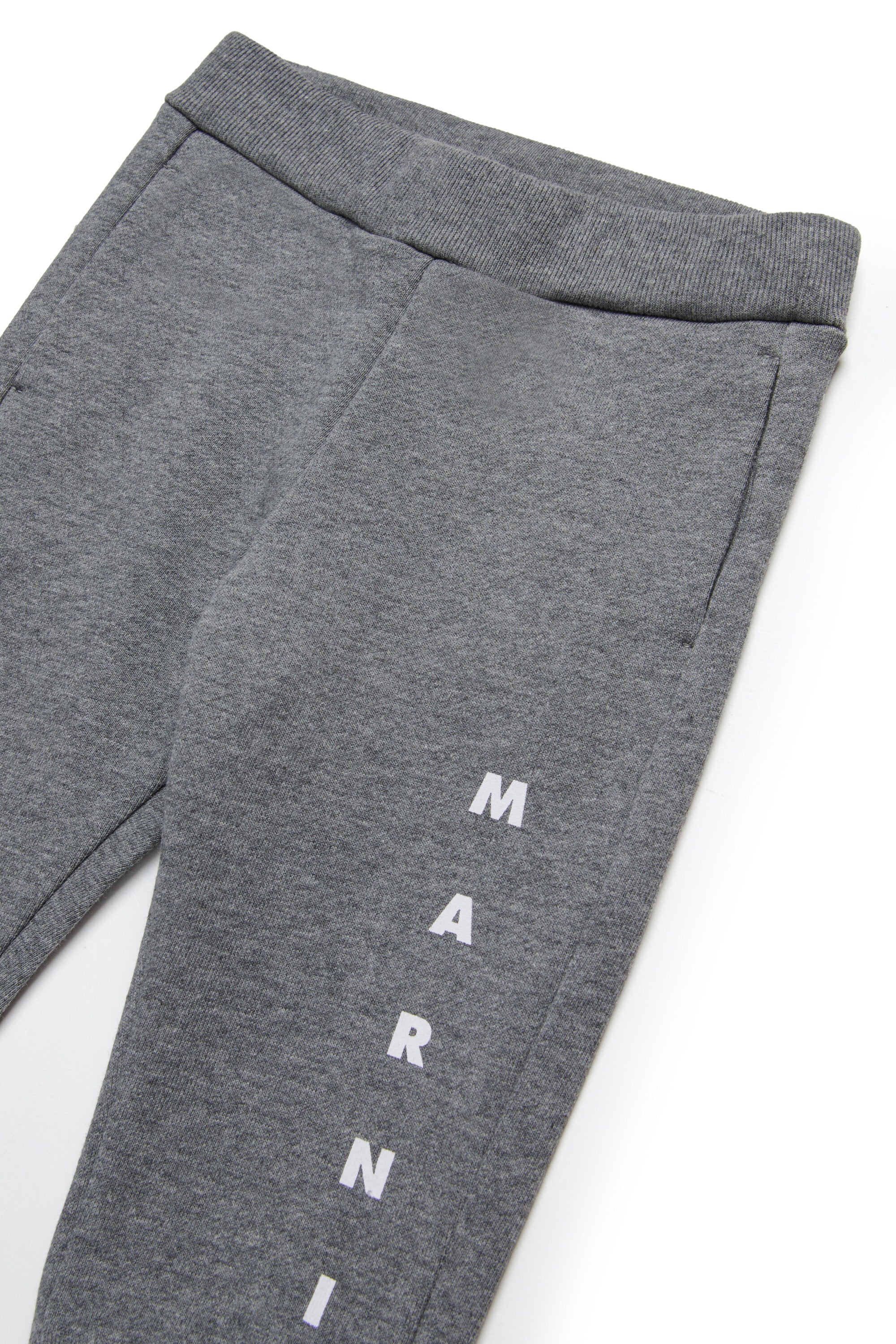 Branded fleece jogger trousers