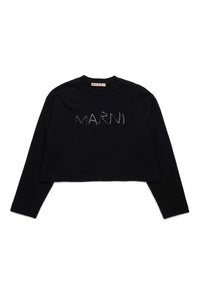 Long-sleeved T-shirt with baguette logo