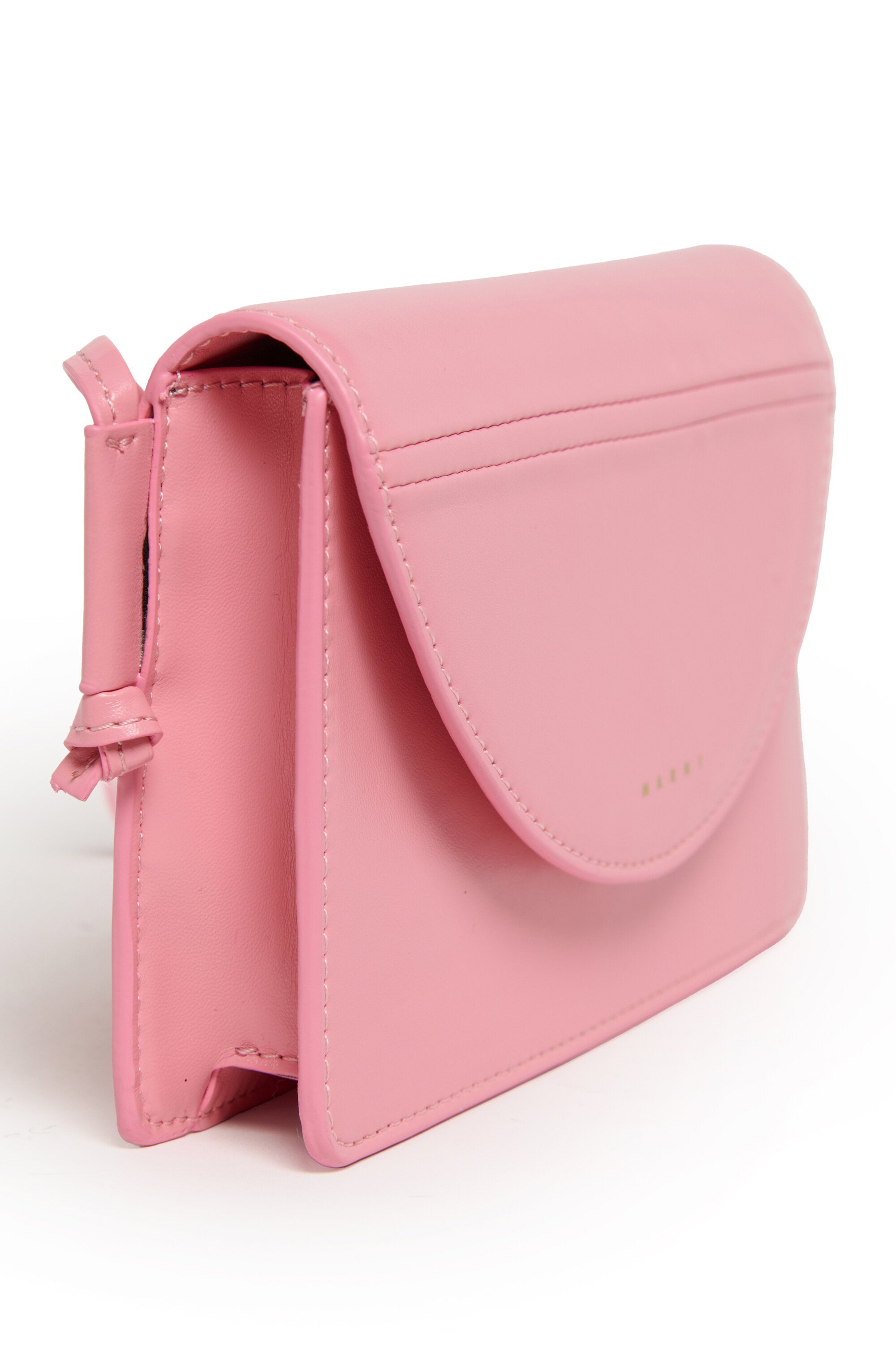 コーティング生地のミニバッグ