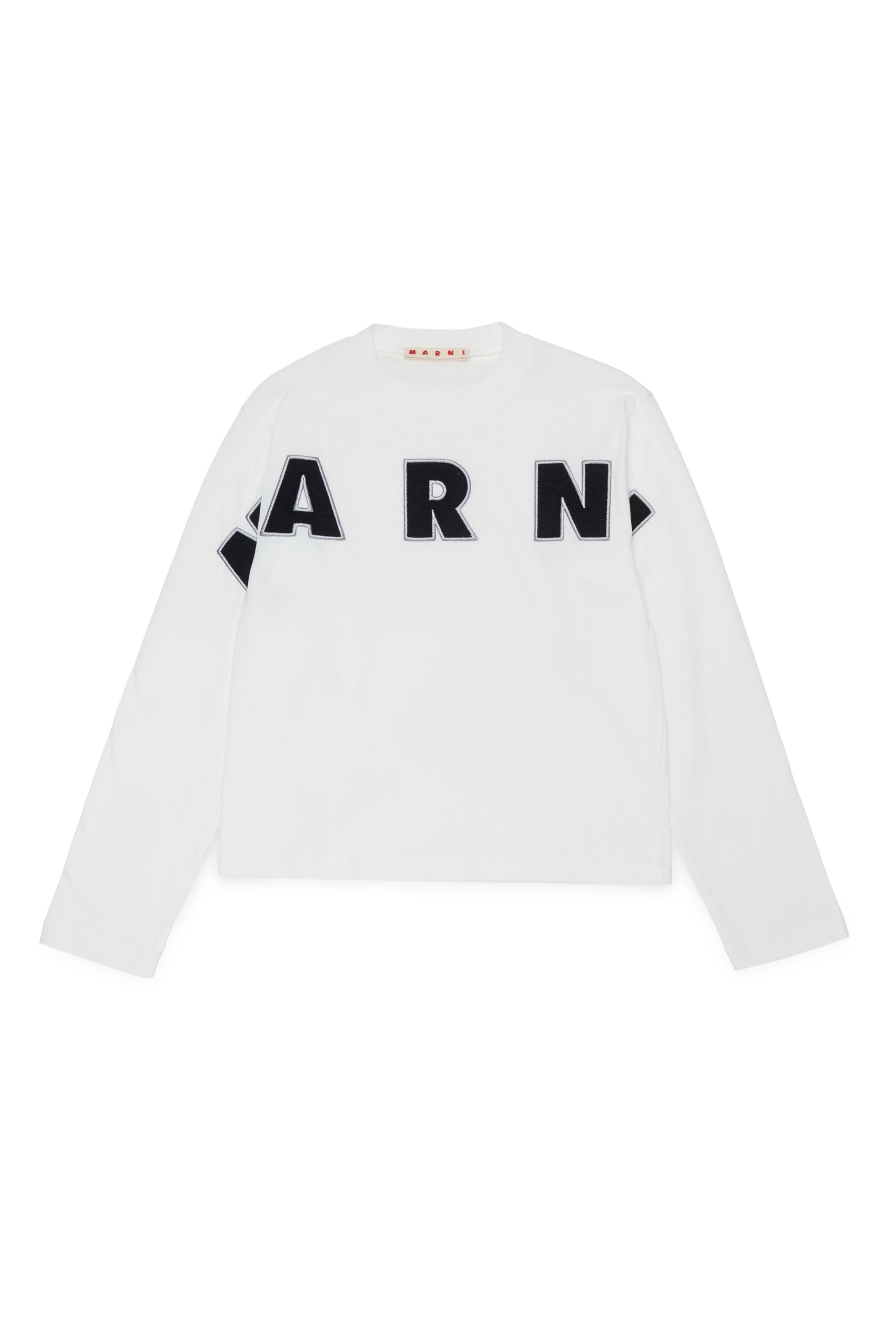 Long-sleeved T-shirt with embroidered logo