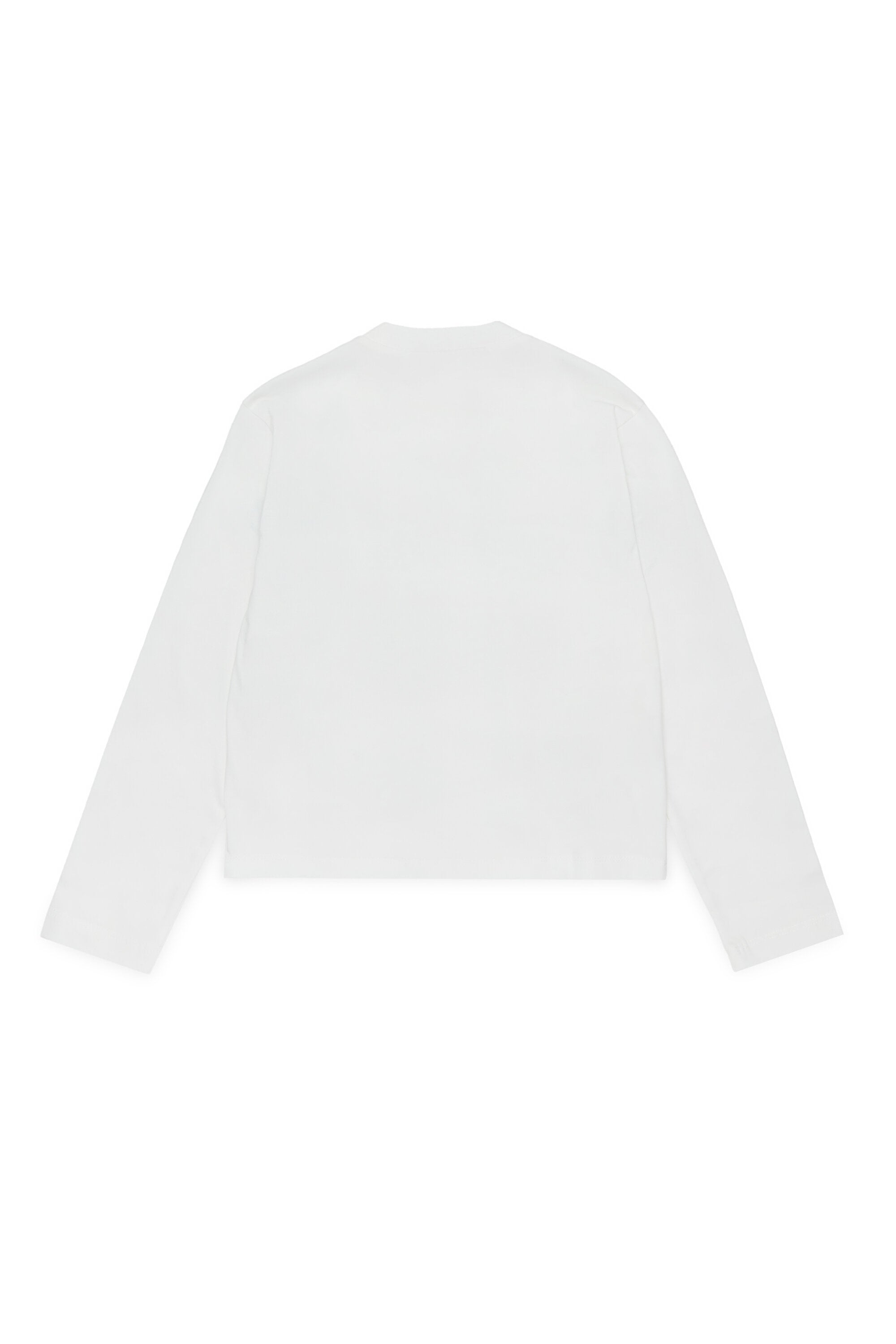 ロゴ刺繍入り長袖Tシャツ